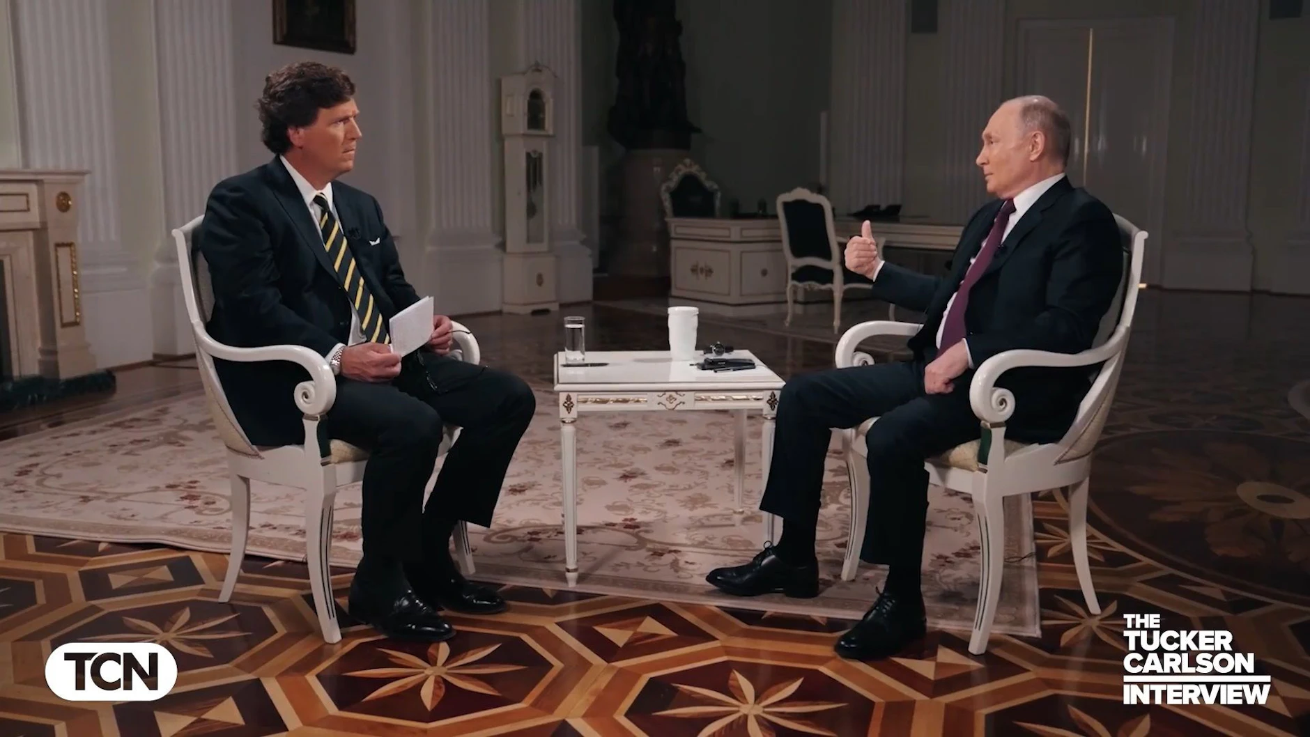 Putin-Interview mit Tucker Carlson: „Die Deutschen sind inkompetent“