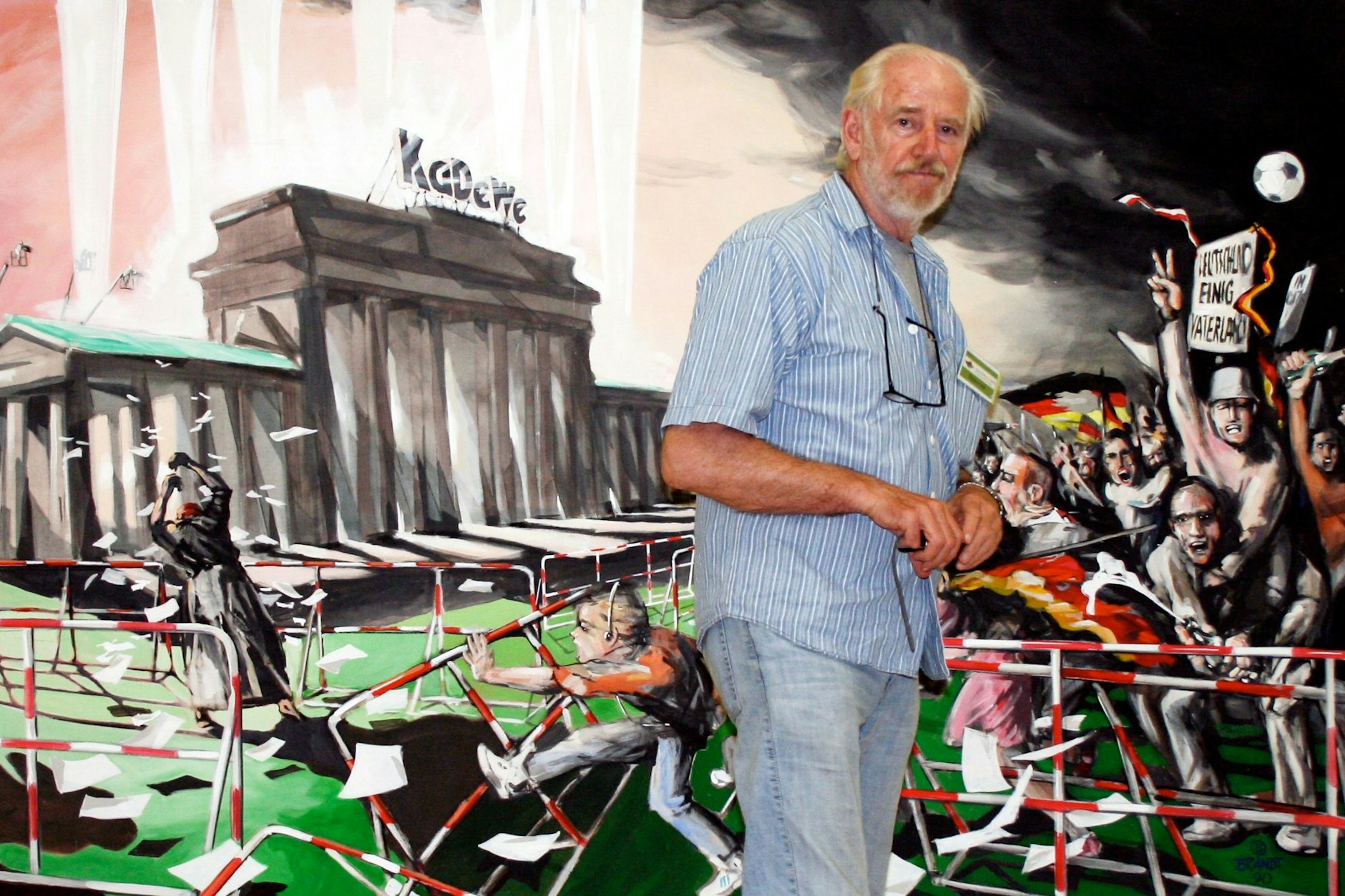 DDRMaler Lutz Brandt ist tot Berliner Brandmauern und Häuserwände