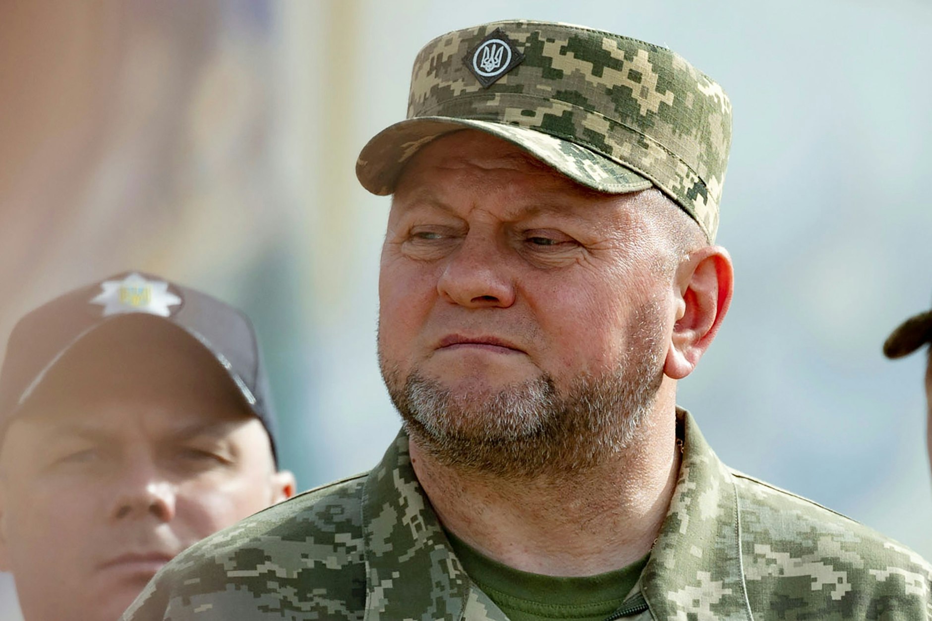 Gefeuert: Walerij Saluschnyj, Oberbefehlshaber der ukrainischen Streitkräfte, bei einer Feier auf dem Mykhailivska-Platz
