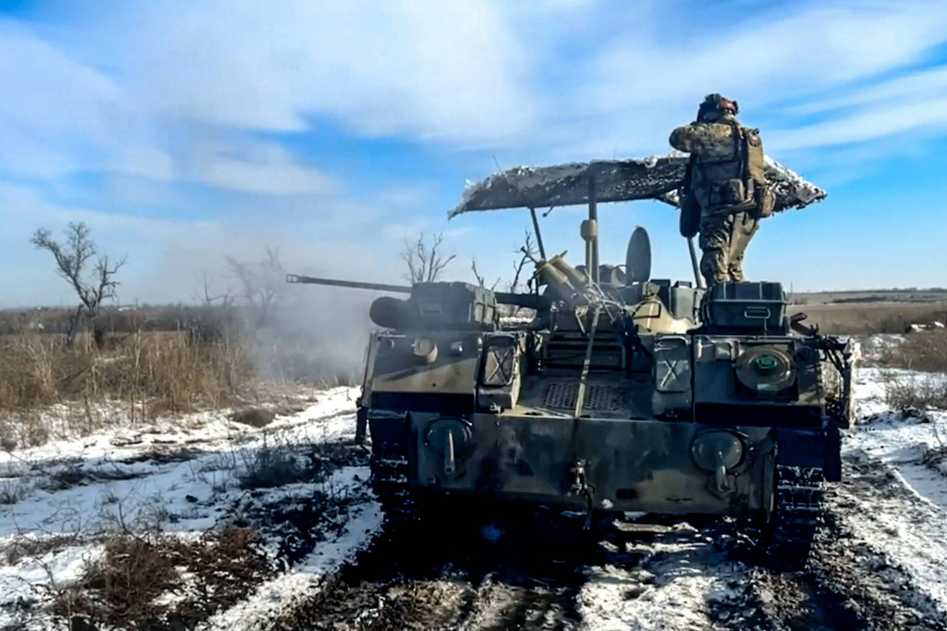 Russischer Militärangriff auf die ukrainische Armee im Raum&nbsp;Donezk