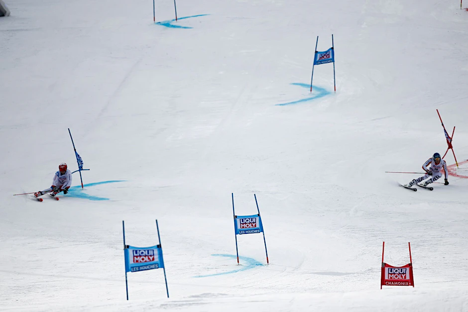 ARCHIV - Die Weltcup-Abfahrten in Chamonix mussten wetterbedingt abgesagt werden.  