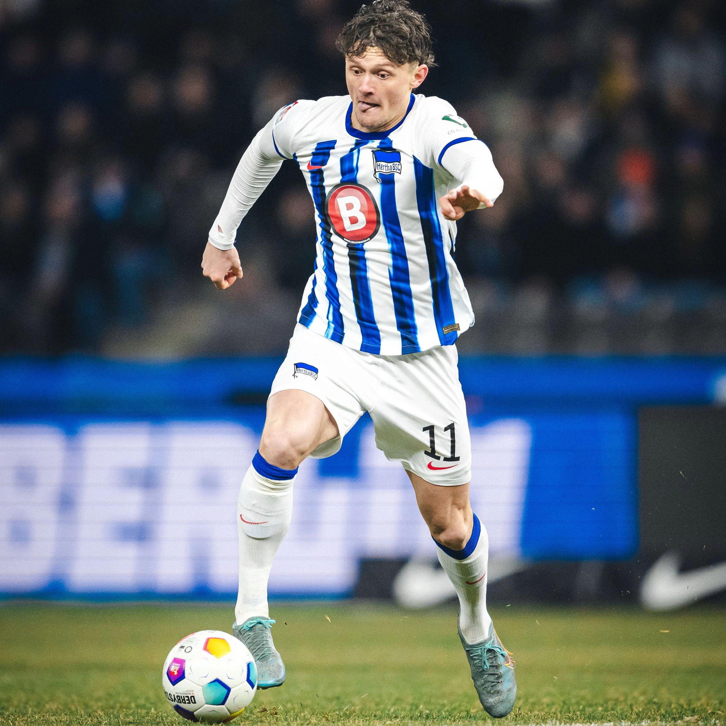 Nur mit dem linken Außenstürmer Fabian Reese hat Hertha BSC richtig Schwung im Angriff.