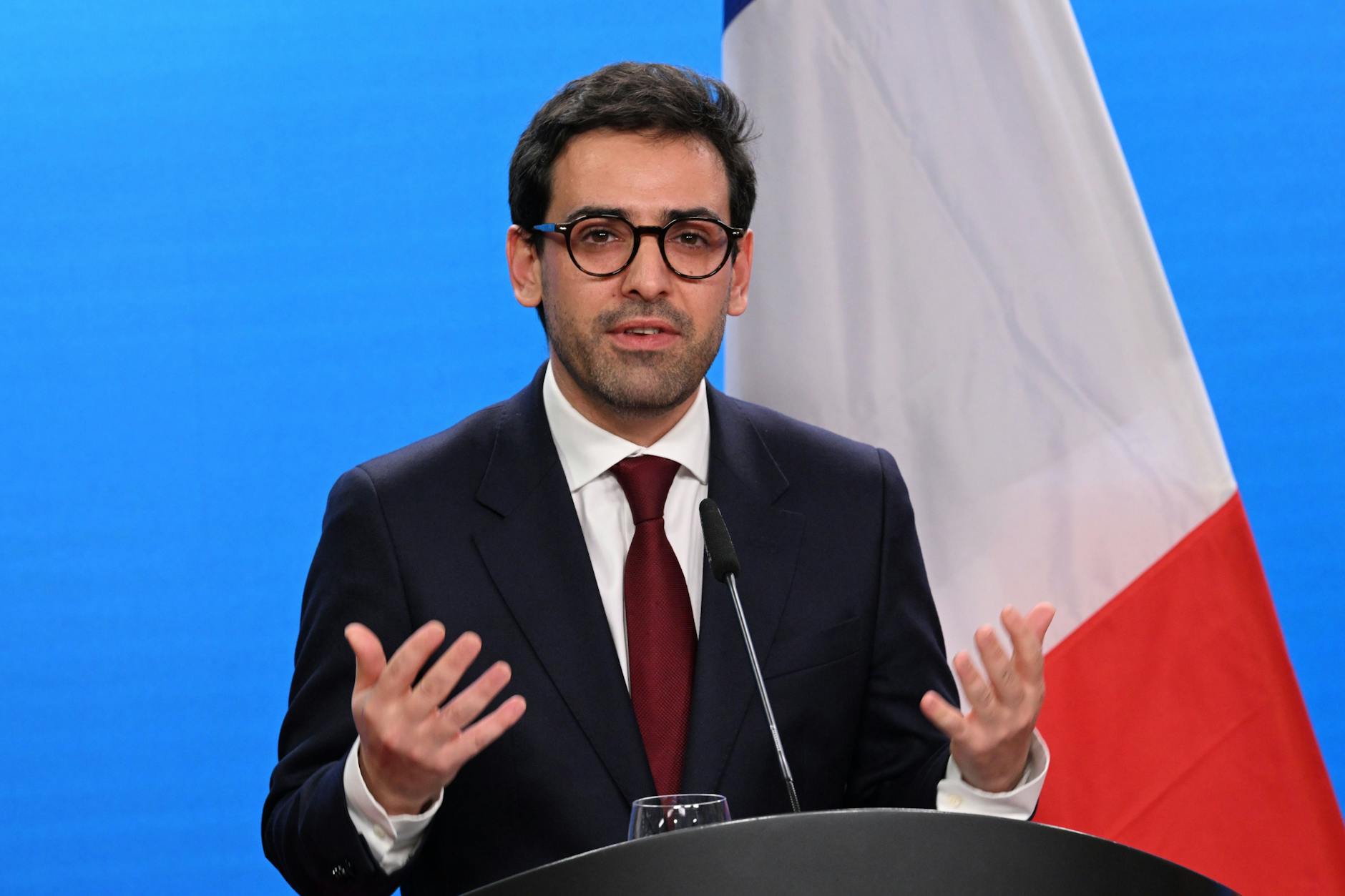 Frankreichs Außenminister Stephane Séjourné 