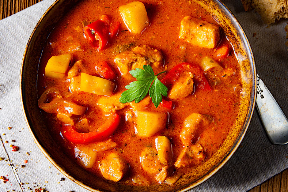 Leckere Gulaschsuppe ist simpel gemacht - und schmeckt einfach genial! Für das Rezept sollten Sie sich allerdings etwas Zeit nehmen.