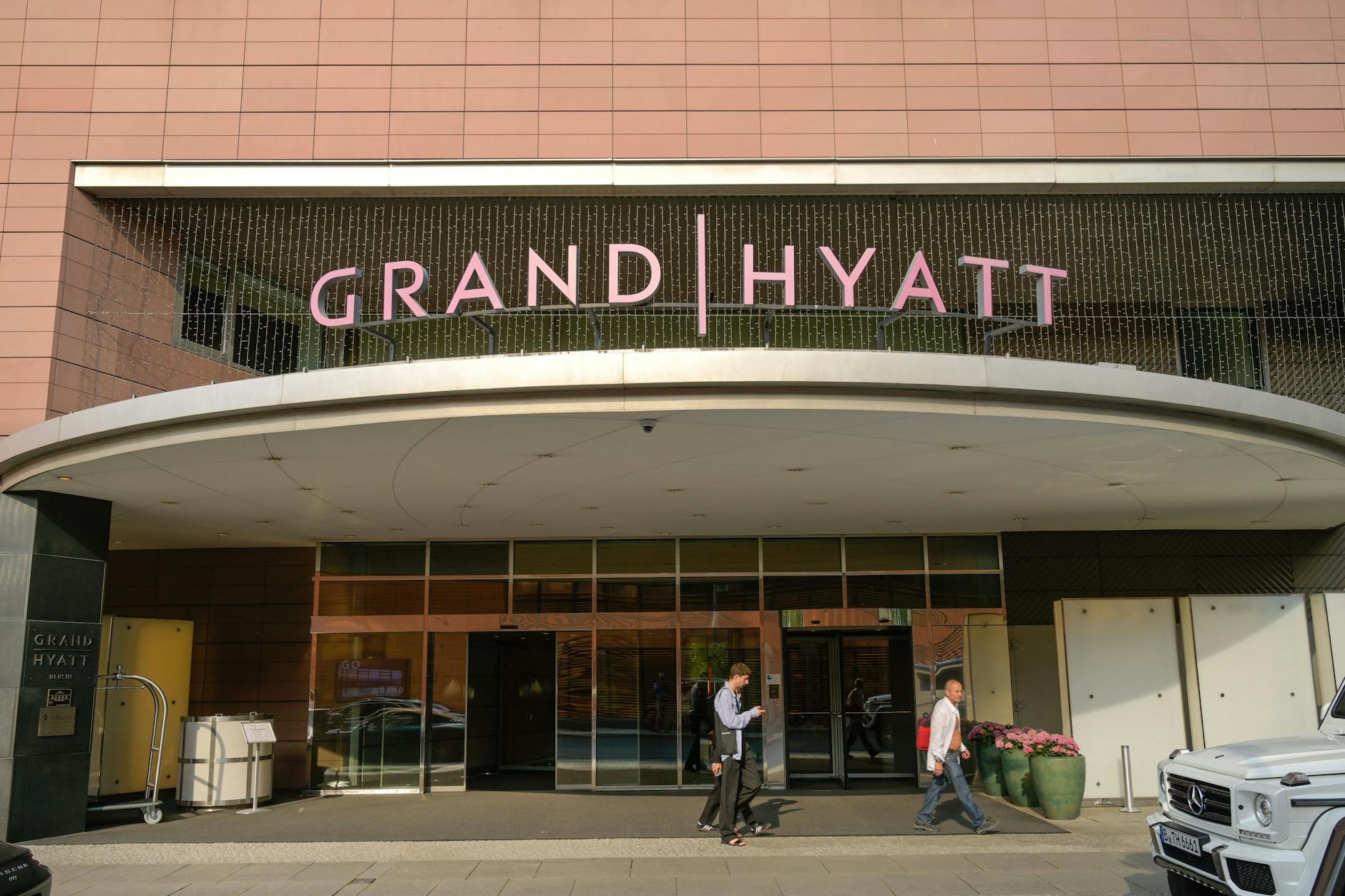 Im Hyatt Hotel Berlin finden die Fotocalls und Pressekonferenzen mit den großen Stars der Berlinale statt.