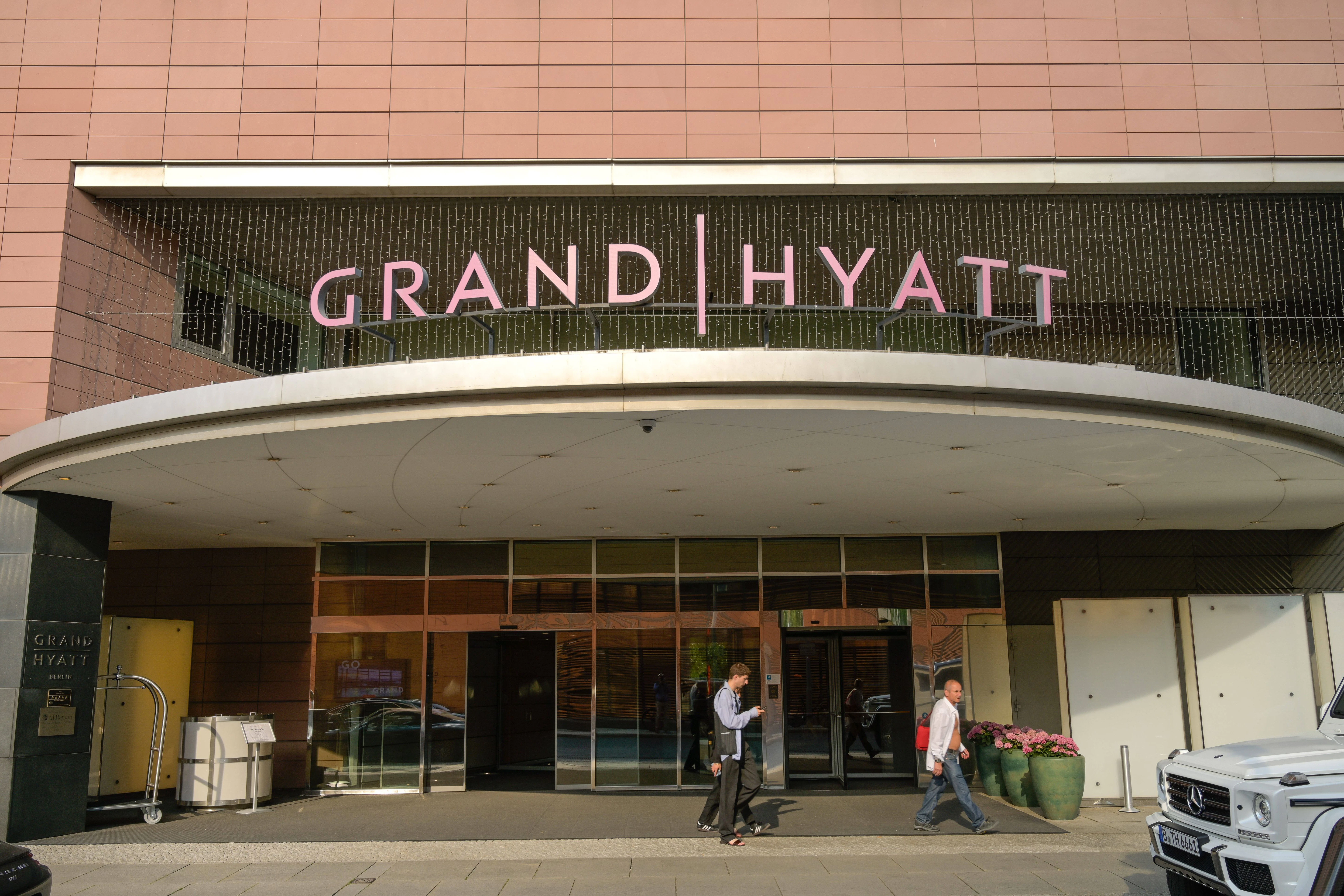 Im Hyatt Hotel Berlin finden die Fotocalls und Pressekonferenzen mit den großen Stars der Berlinale statt.