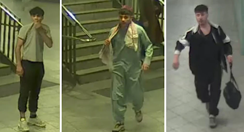 Die Berliner Polizei jagt dieses Trio. Die Männer sollen einen 32-Jährigen erst schwulenfeindlich beleidigt und dann angegriffen haben.