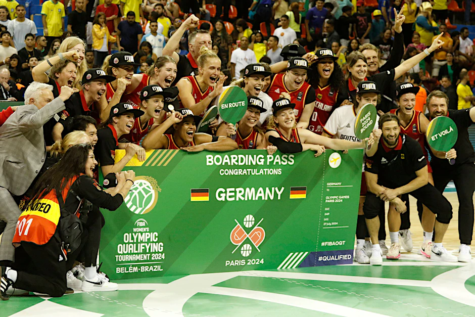 Die deutschen Basketballerinnen haben sich erstmals für die Olympischen Spiele qualifiziert.