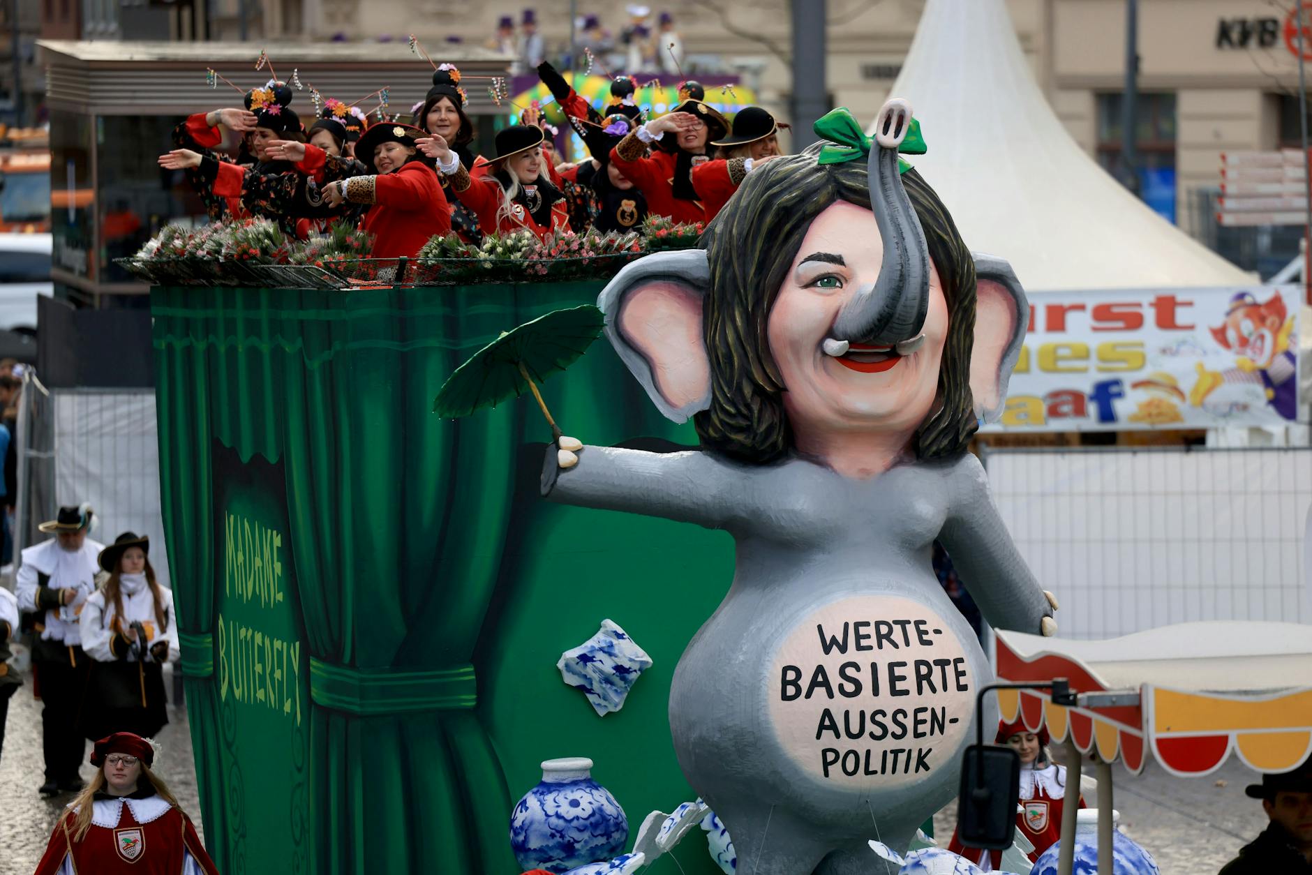 In Köln gab es Kritik an der wertebasierten Außenpolitik von Bundesaußenministerin Annalena Baerbock (Grüne).