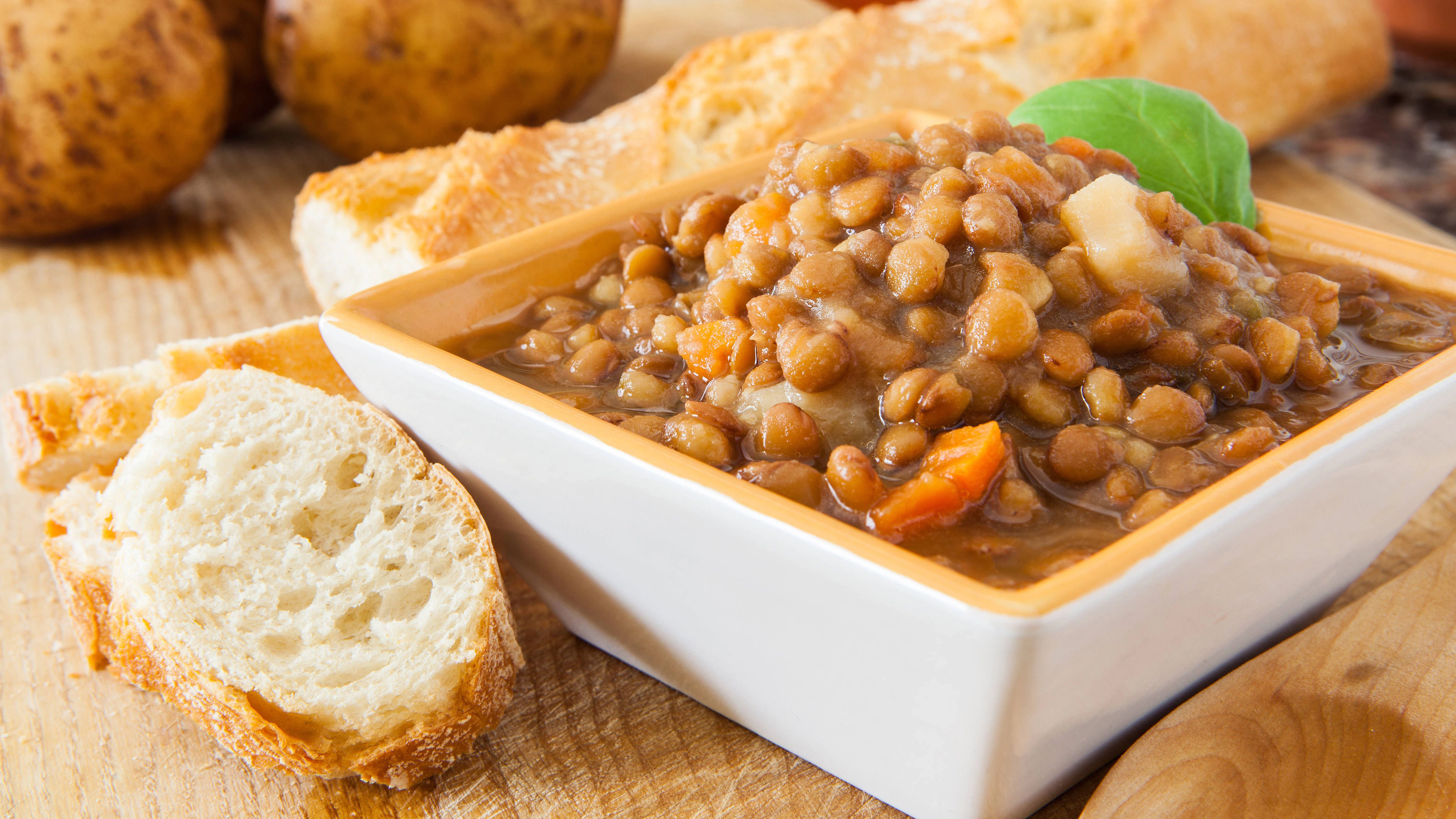 Dieses Rezept für Linsensuppe ist total einfach und lecker.