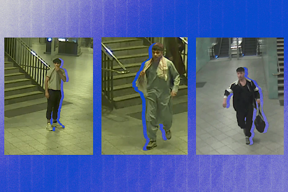 Nach diesen drei Herren fahndet die Berliner Polizei.