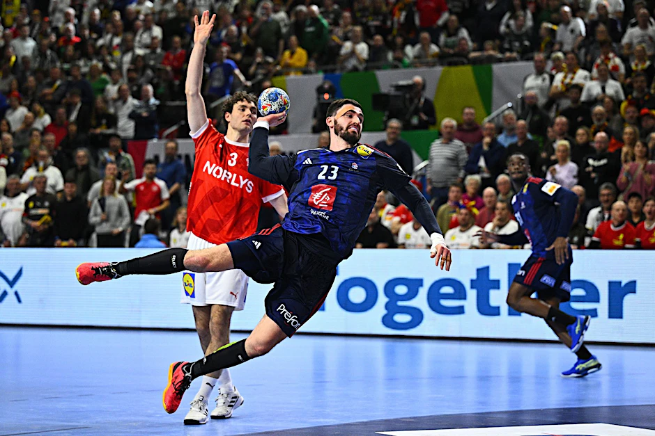 Ludovic Fabregas war mit acht Treffern Frankreichs bester Werfer im EM-Finale gegen Dänemark.  