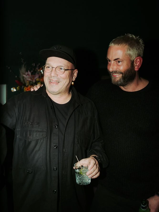 Auch Mykita-Gründer Moritz Krüger (r.) war zugegen
