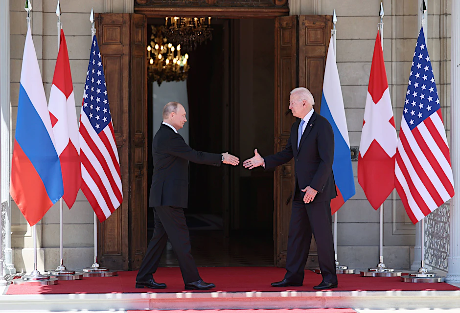Im Sommer 2021 trafen sich Putin und Biden in Genf.