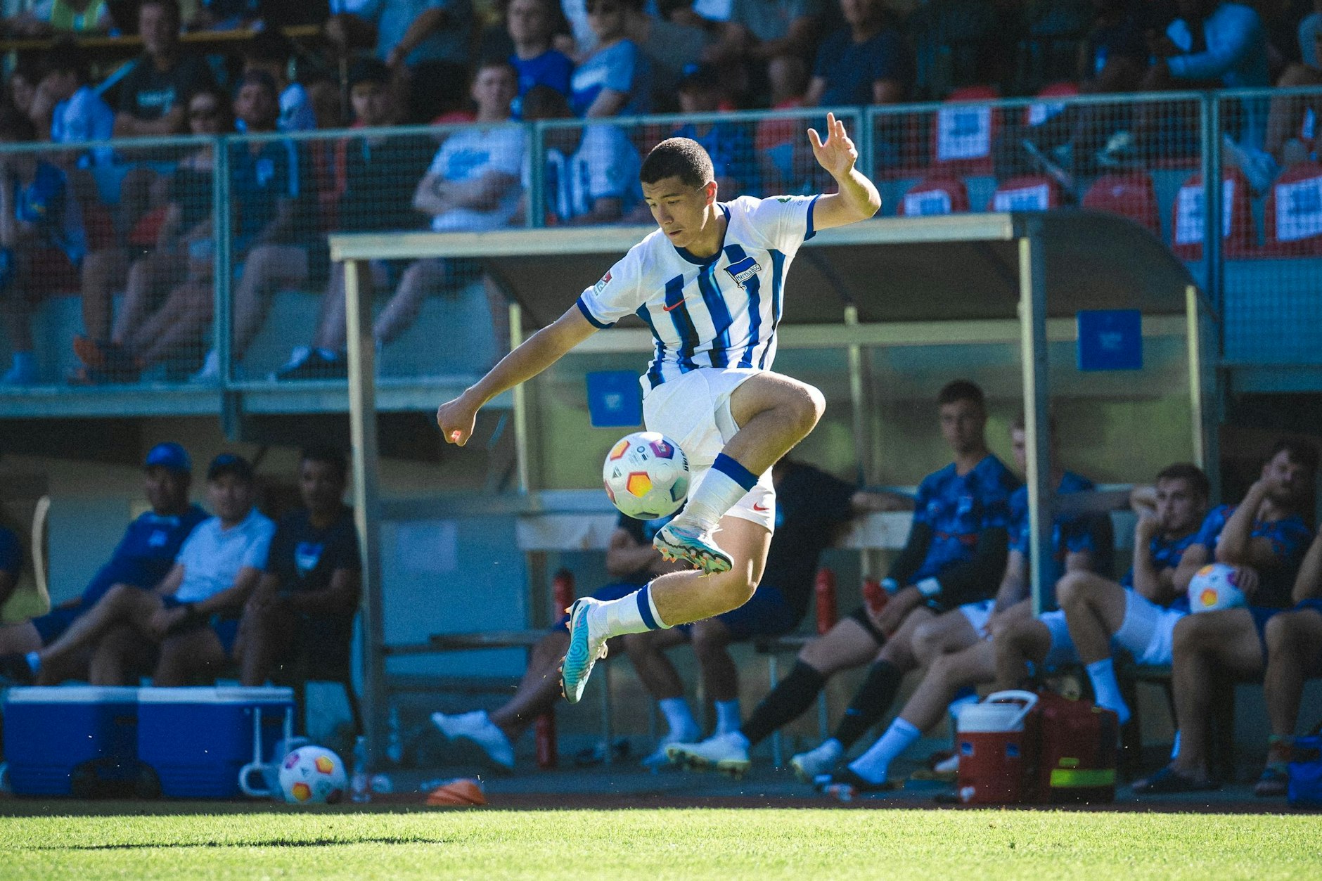 Herthas großer Hoffnungsträger für die Zukunft: Ibo Maza (18) feiert Freitag sein Heimdebüt im Olympiastadion.
