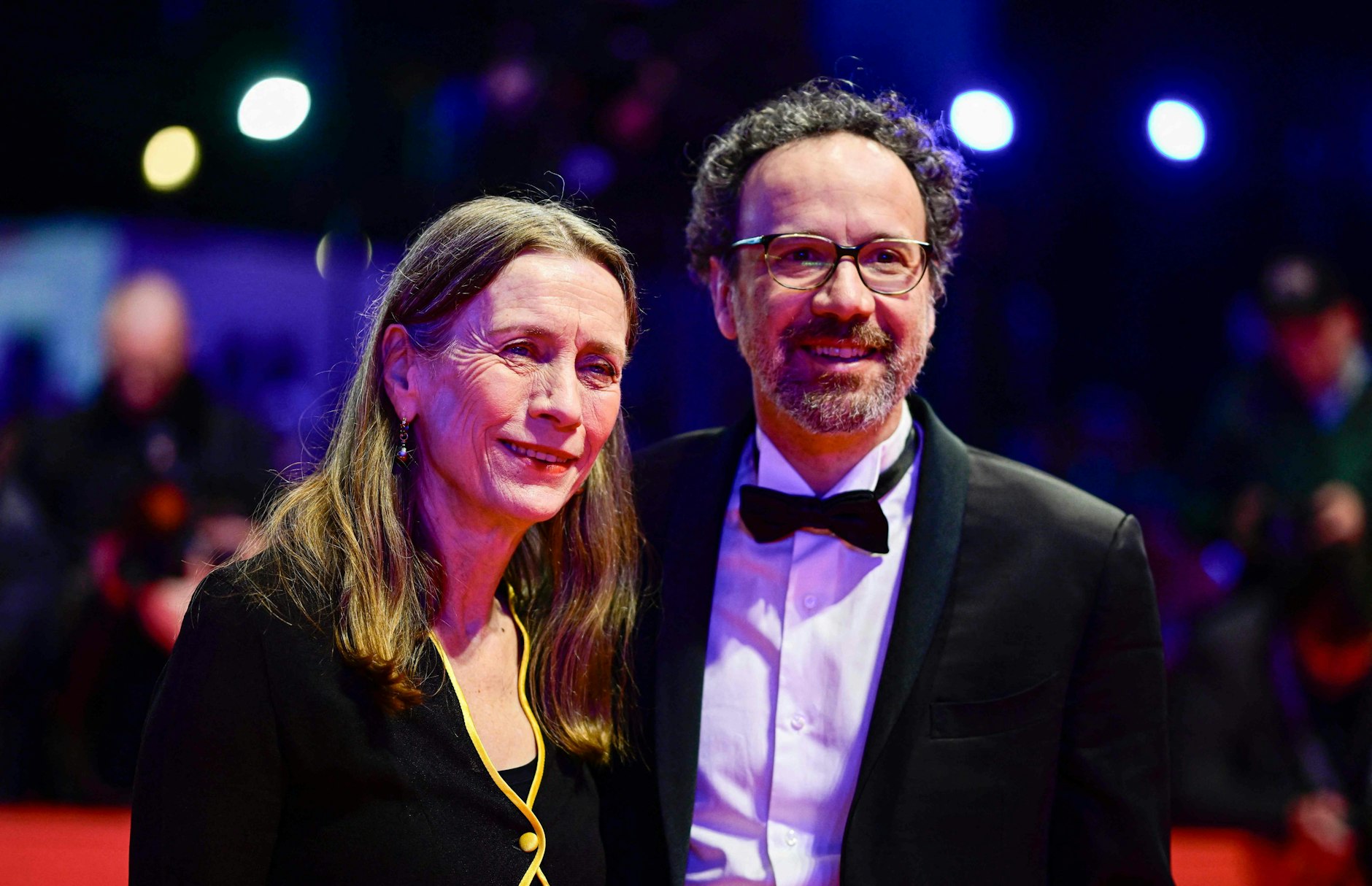 Die Berlinale-Chefs Mariette Rissenbeek und Carlo Chatrian auf dem roten Teppich