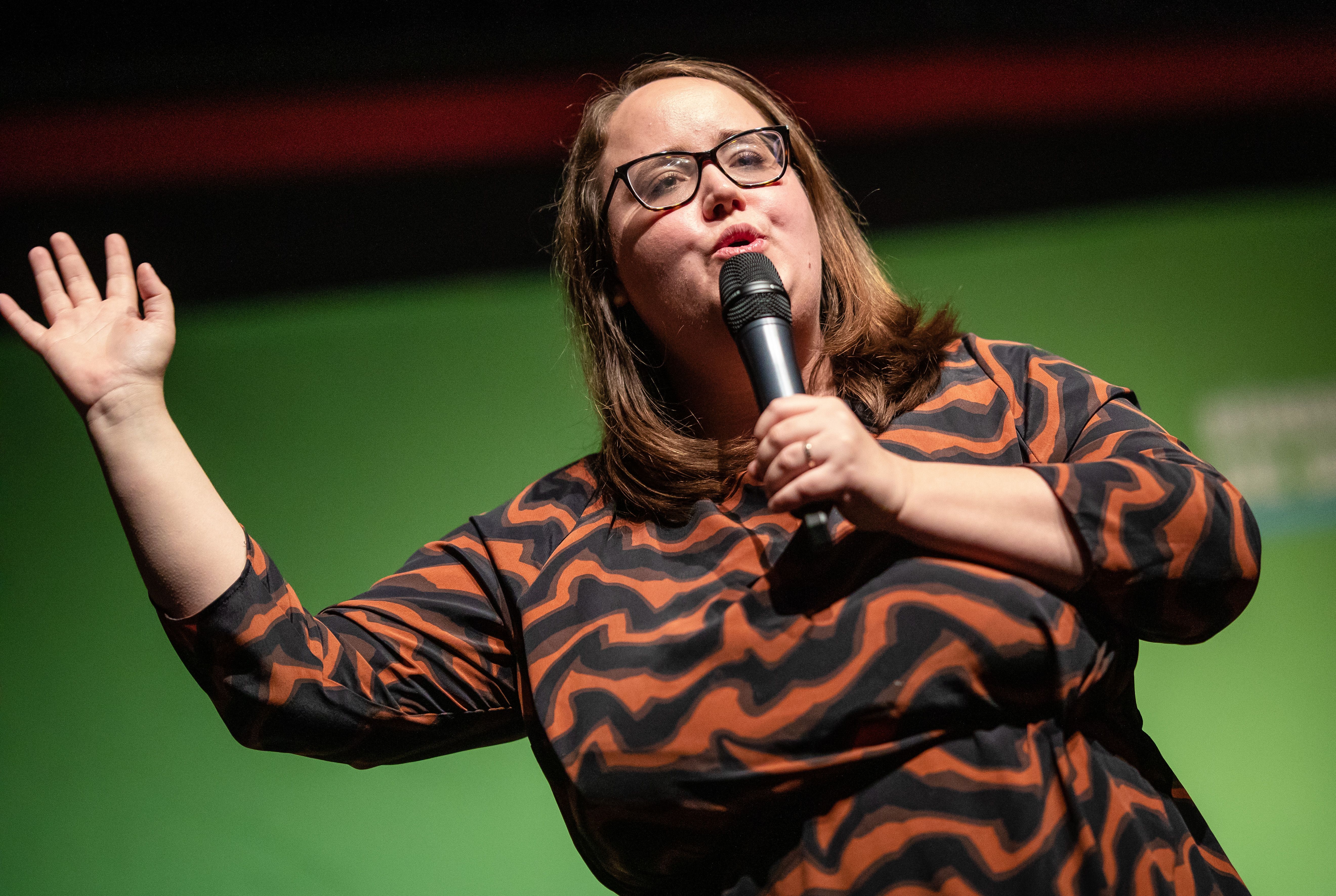 Politischer Aschermittwoch: Störer beschimpfen Grünen-Vorsitzende Ricarda Lang