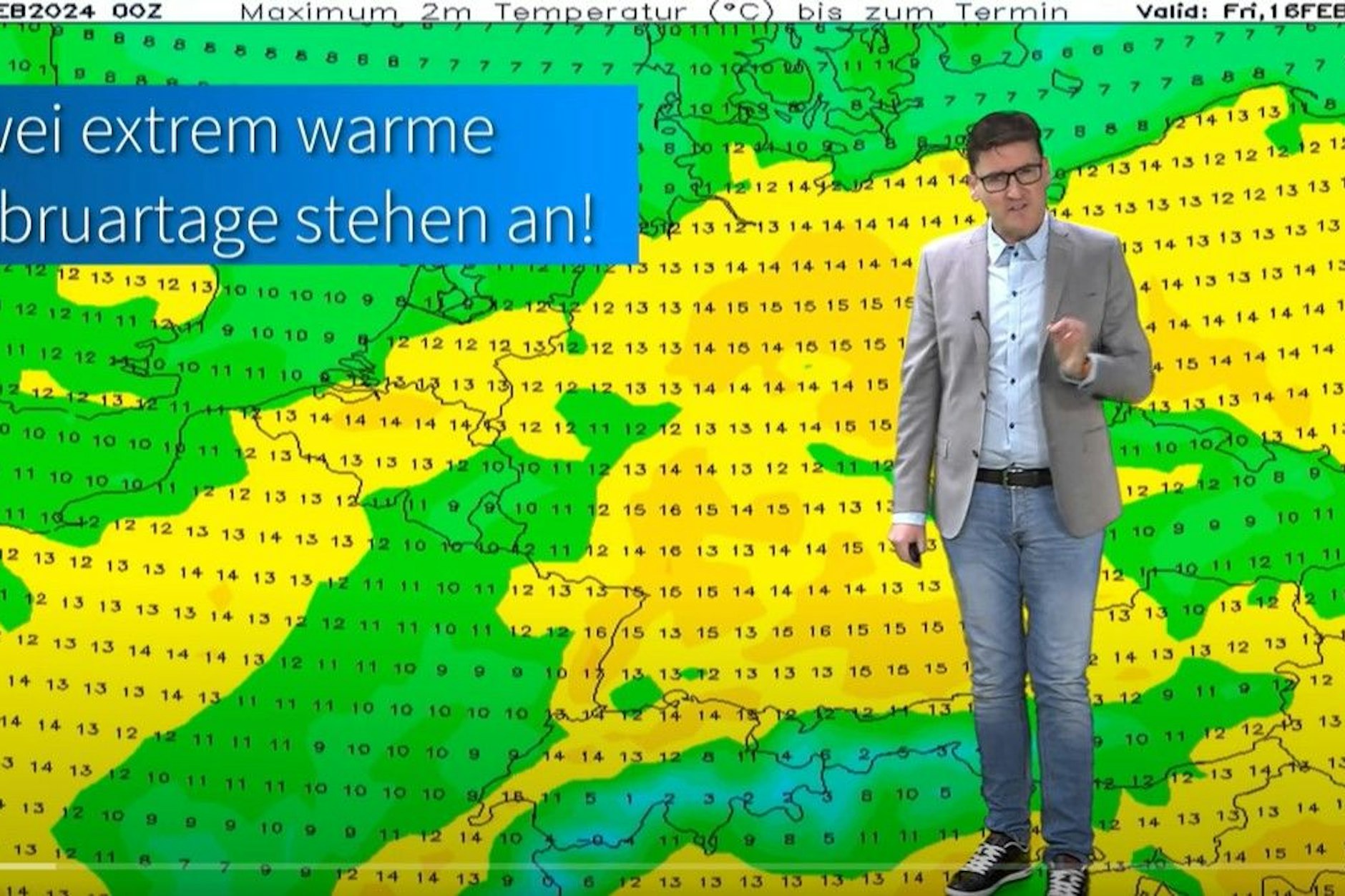 Wetter-Experte Dominik Jung sagt Extremtemperaturen voraus.