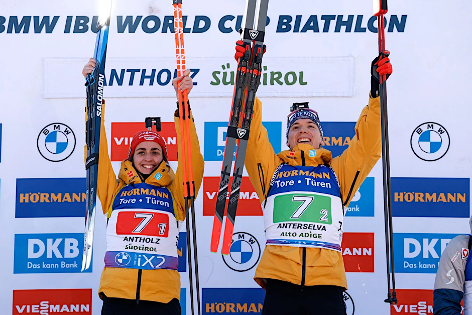 ARCHIV - Vanessa Voigt und Justus Strelow hoffen auf eine WM-Medaille im Single-MIxed.  