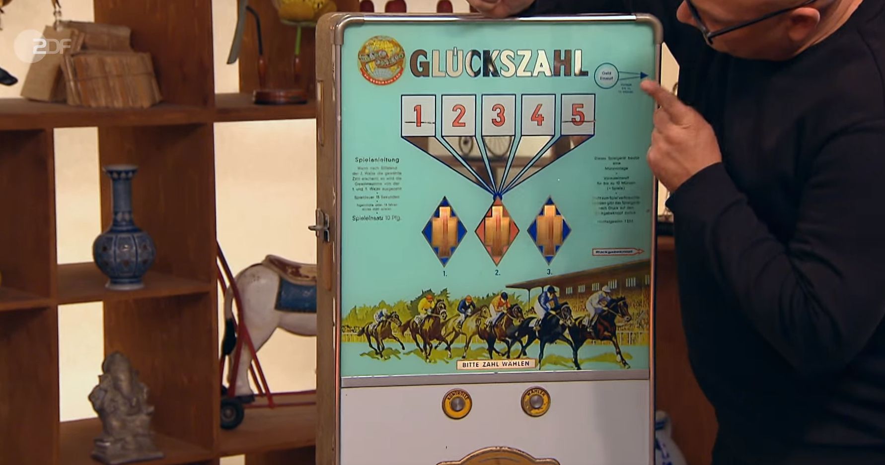 Alter Spielautomat verwandelt „Bares für Rares“-Händlerraum in ein Zocker-Paradies