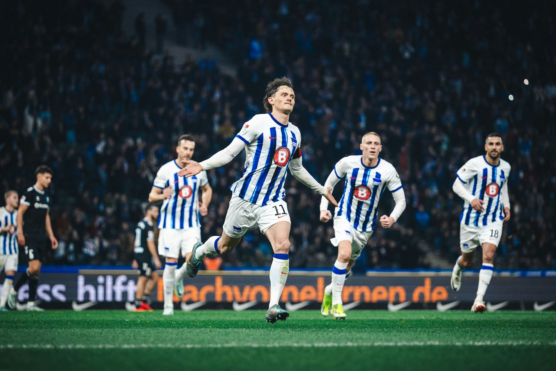 Liebling Fabian Reese ist wieder da und Hertha BSC geht es gut. Reese traf gegen den 1. FC Magdeburg doppelt.