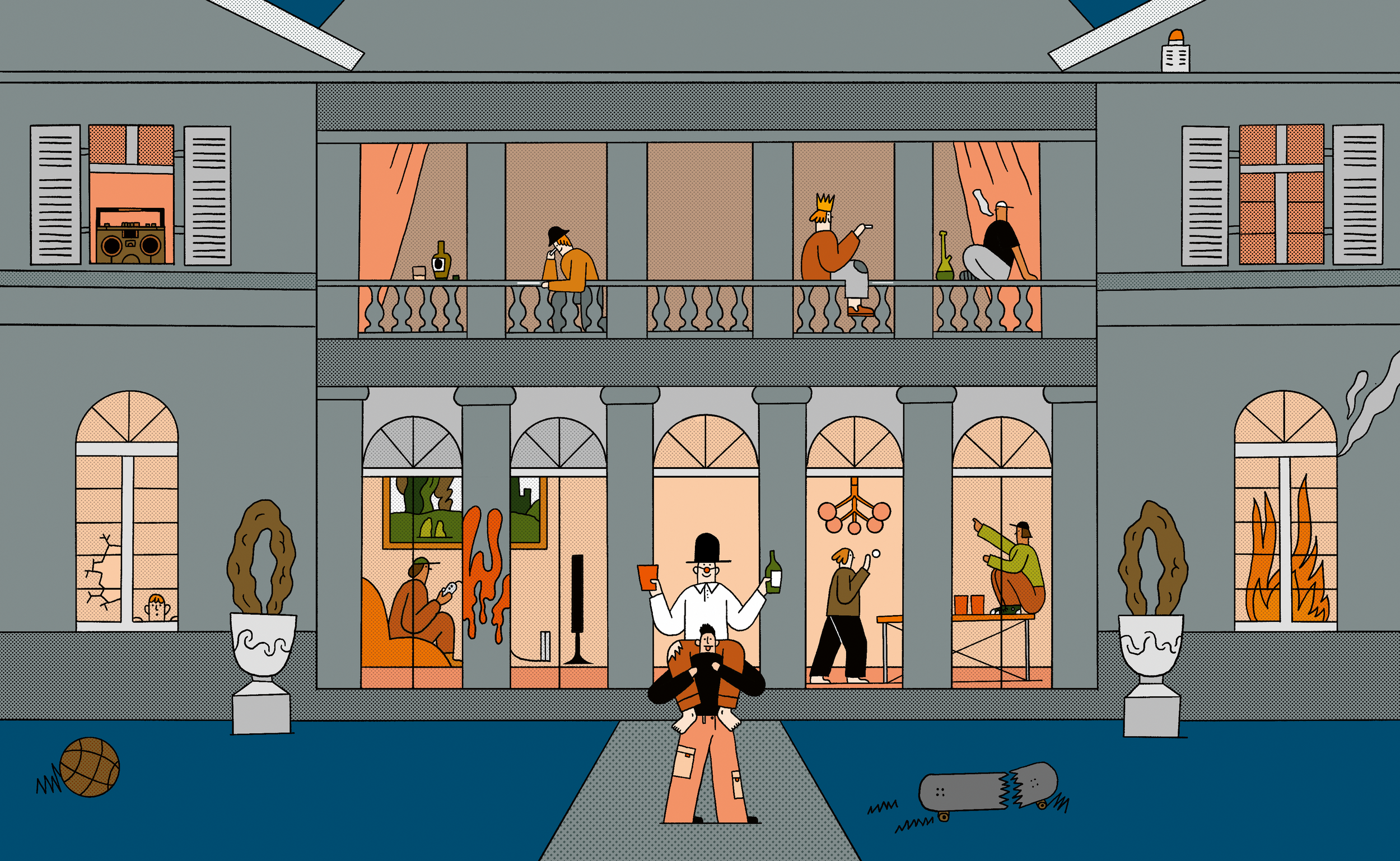 Koksen im Reihenhauskeller: Was ich im Berliner Speckgürtel über Wohlstand lernte