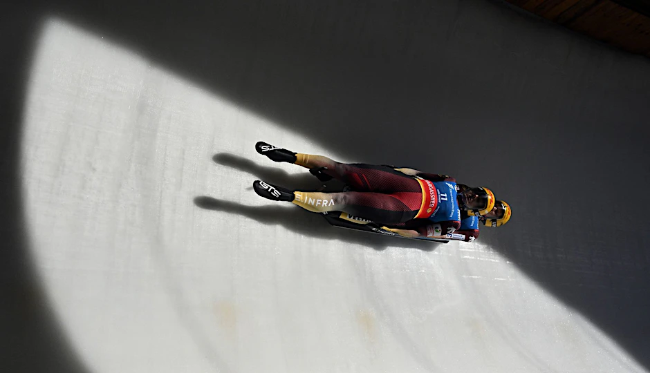 Jessica Degenhardt und Cheyenne Rosenthal feierten in Oberhof im Doppelsitzer einen Bahnrekord.  