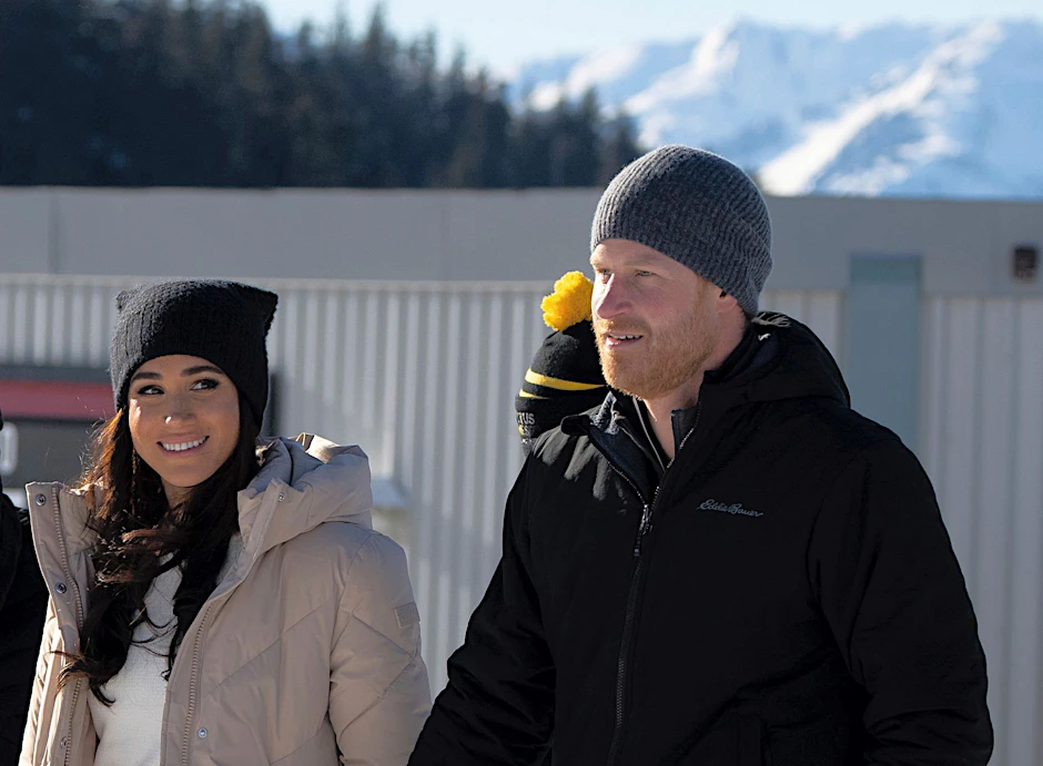 Prinz Harry und seine Frau Meghan Markle.   via AP/dpa