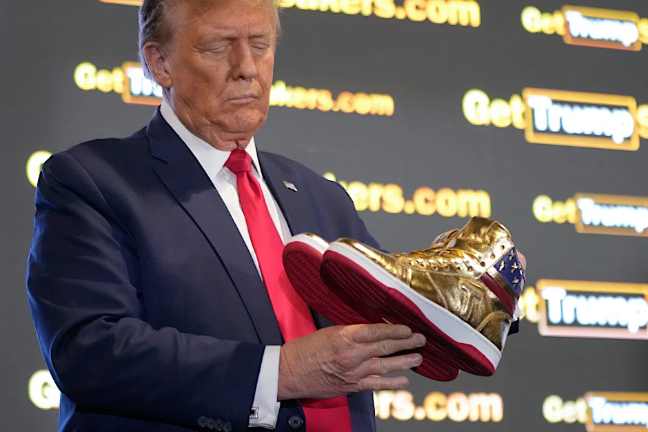 Der ehemalige US-Präsident Donald Trump auf der Sneaker Con Philadelphia
