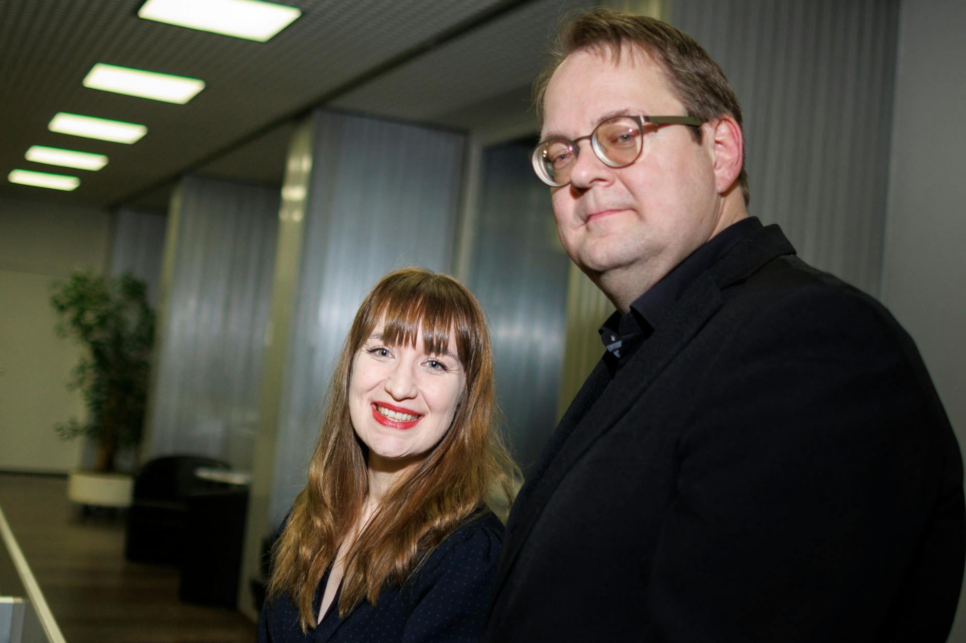 Heidi Reichinnek und Sören Pellmann führen die Linke im Bundestag.