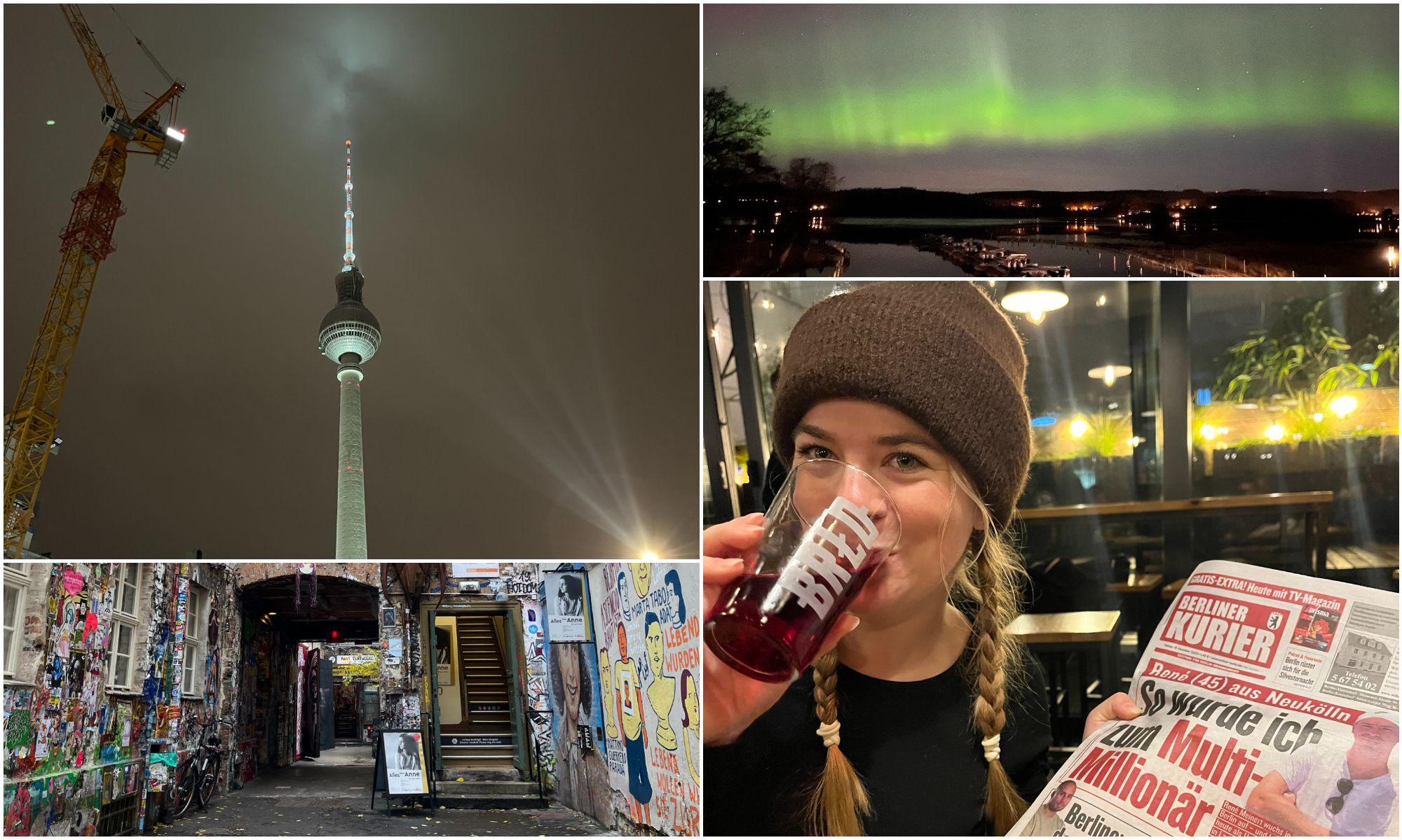 Ein Neuankömmling fragt: „Seht ihr Berliner den Fernsehturm noch?“