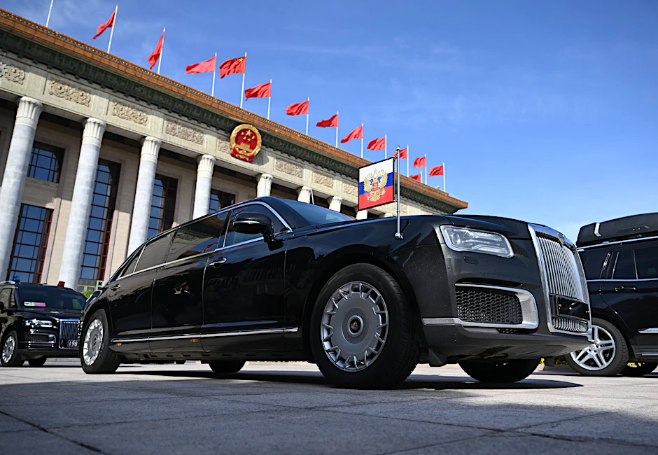 Die Aurus-Senat-Limousine des russischen Präsidenten. Wladimir Putin soll Kim Jong-un einen ähnlichen Wagen geschenkt haben.