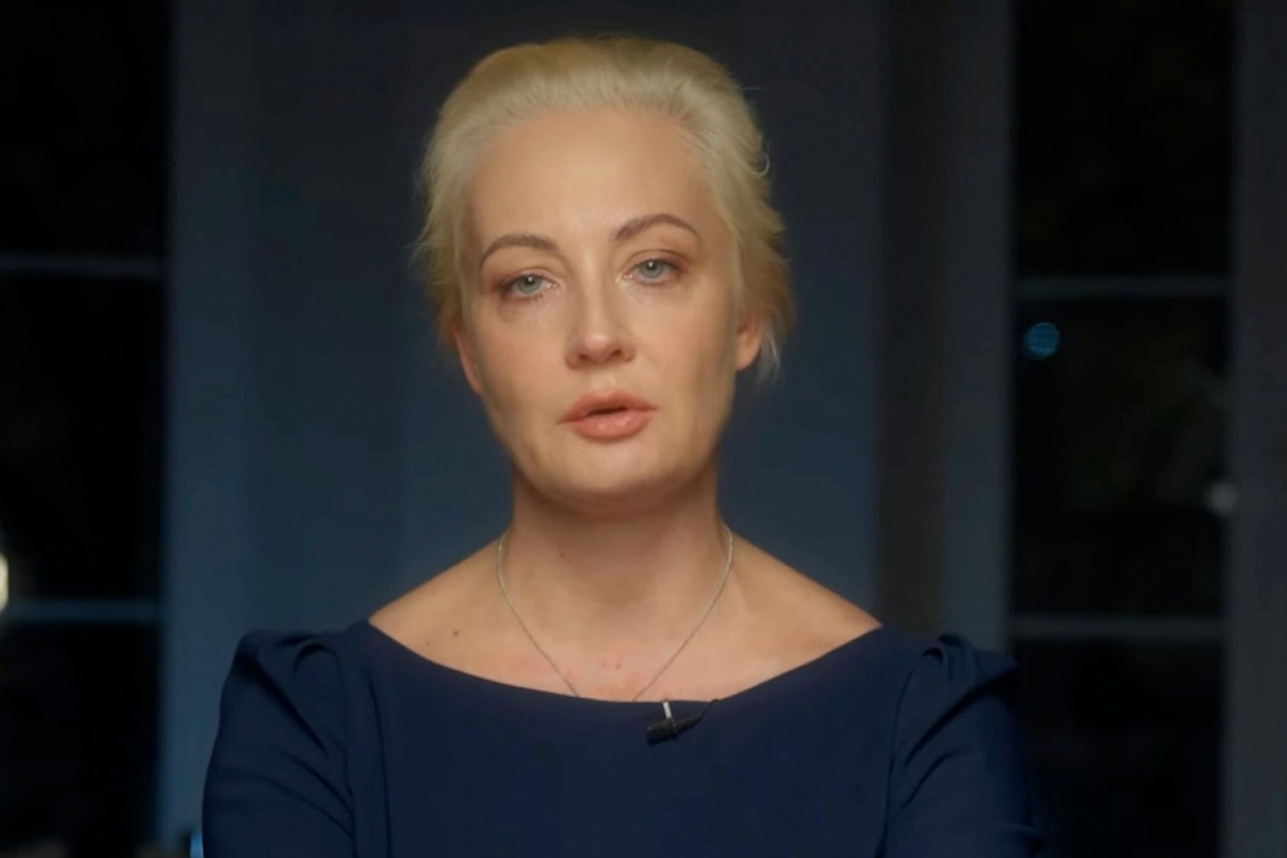 Dieses Bild, das vom Nawalny-Team am Montag, 19. Februar 2024, veröffentlicht wurde, zeigt Julia Nawalnaja, die Witwe des russischen Oppositionsführers Alexej Nawalny.