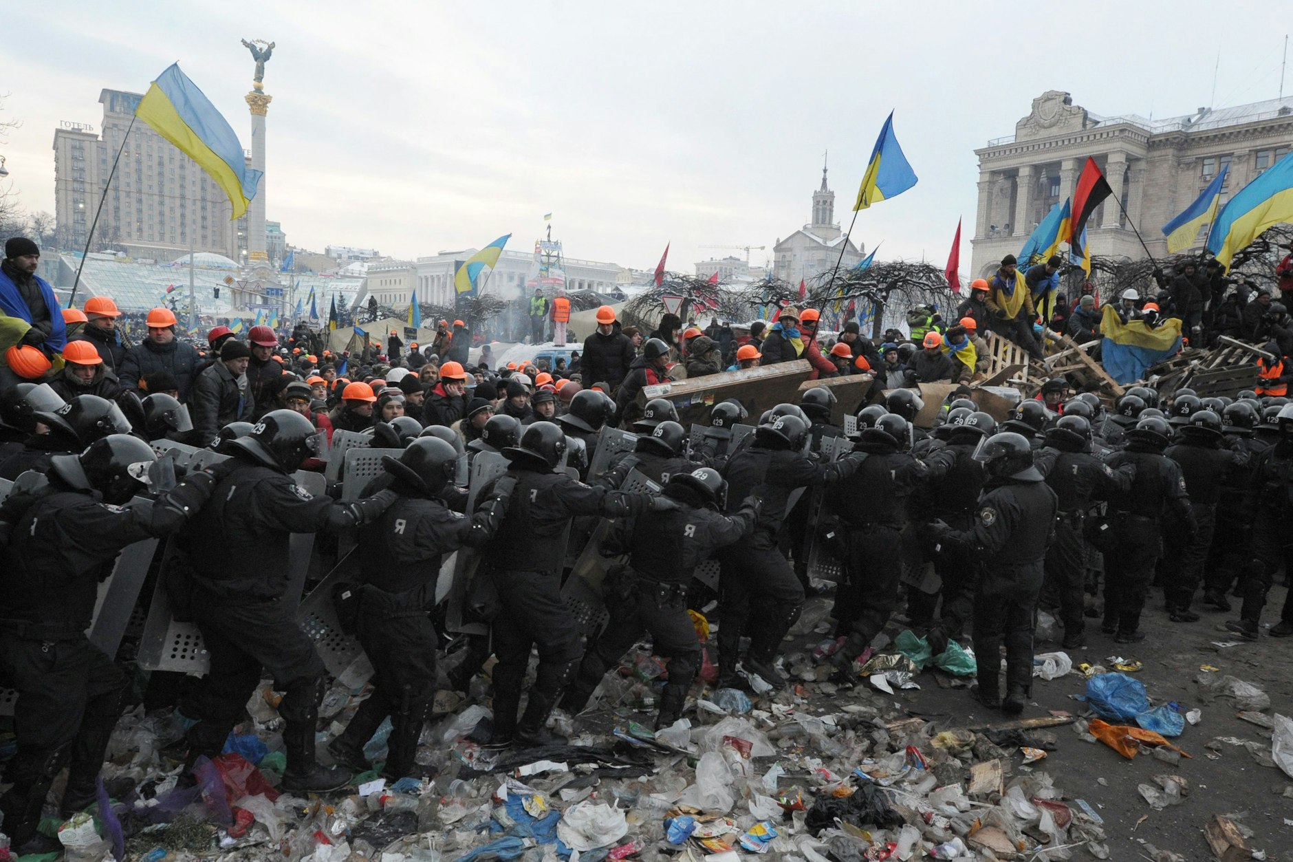 Protestierende auf dem Maidan in Kiew.