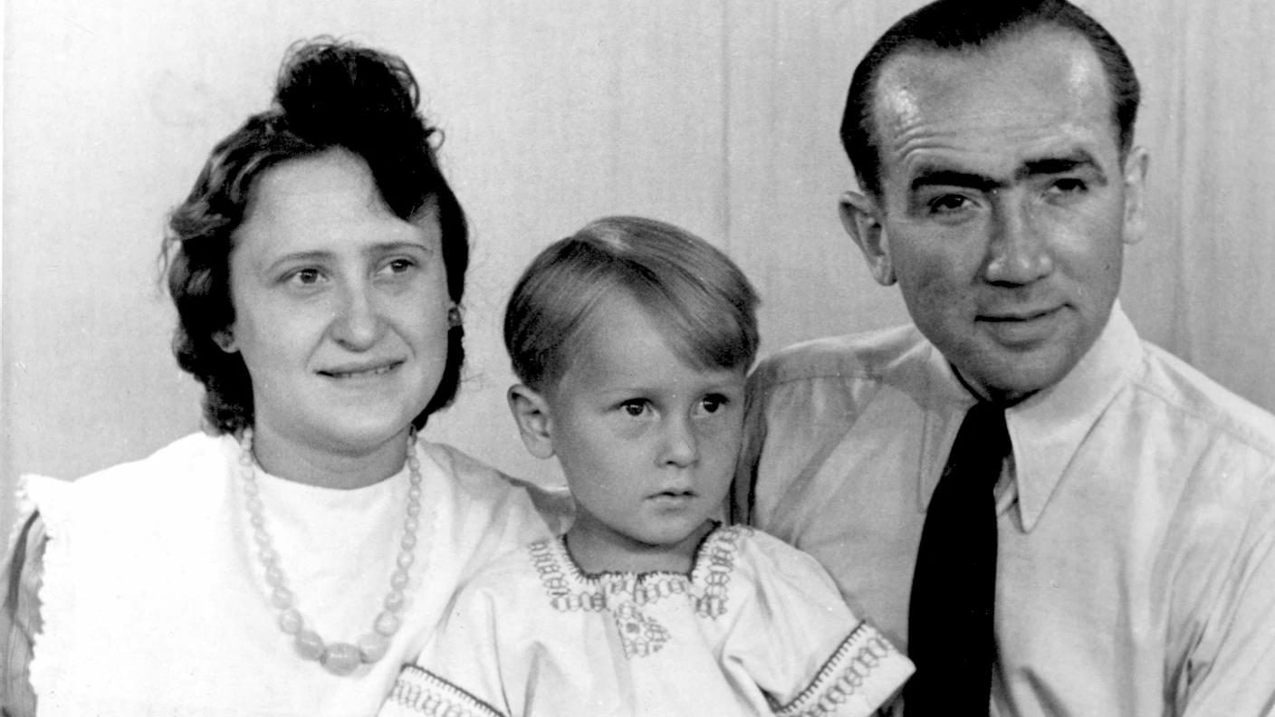 Dieter Birr mit seiner Mutter Hildegard und seinem Vater Karl