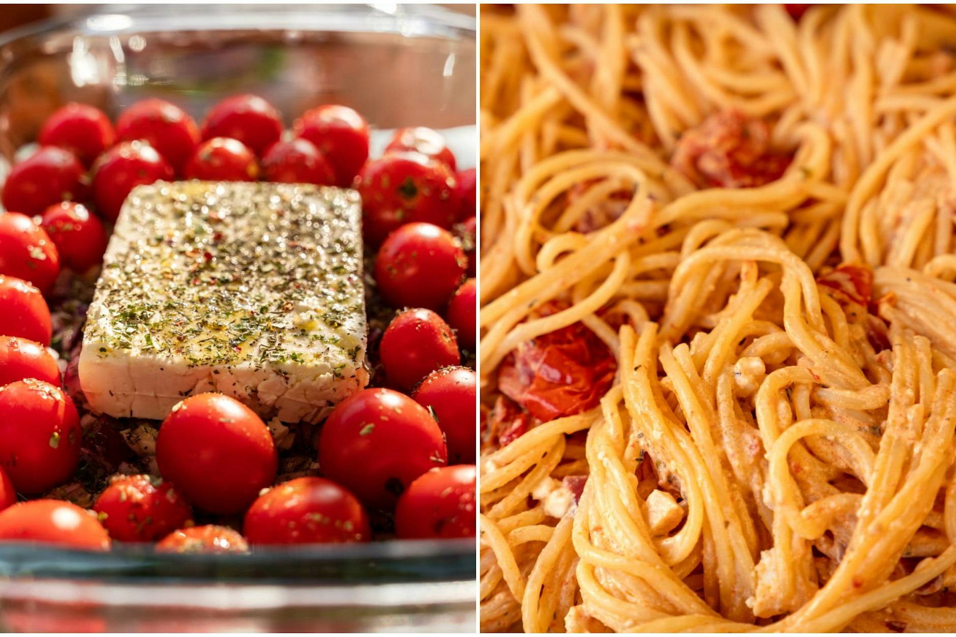Tomaten-Feta-Nudel-Rezept. Rezept für Faulpelze – dieses TikTok-Rezept liebt jeder!
