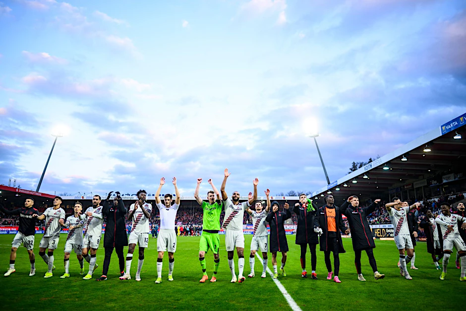 Leverkusen blieb zum 32. Mal in Serie ungeschlagen.  