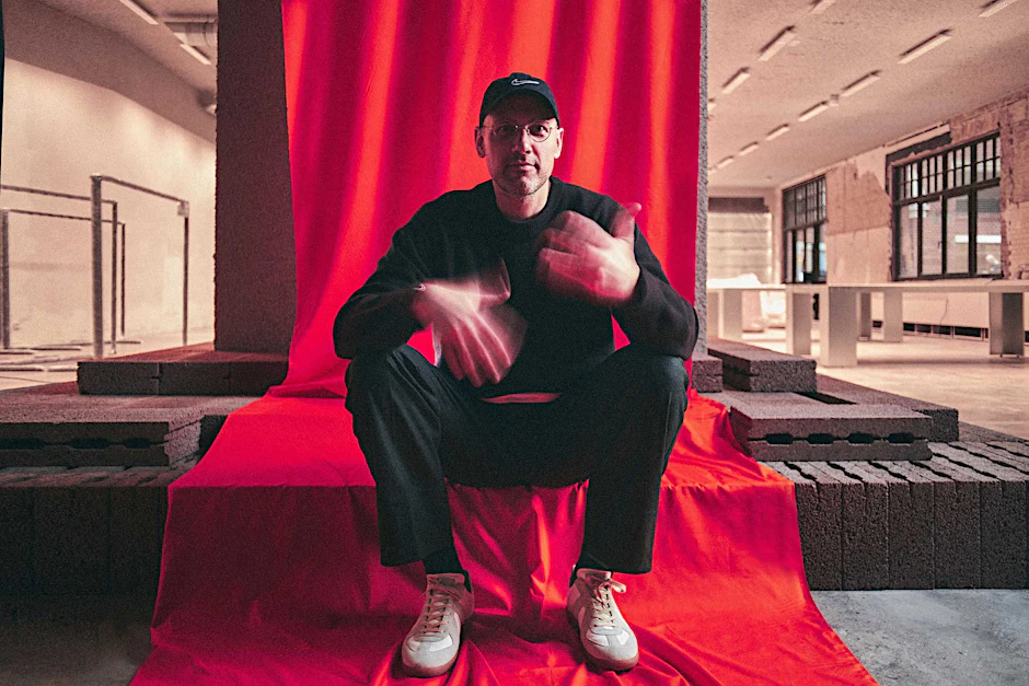 David Fischer auf der Baustelle des Highsnobiety-Stores, der am 1. März Unter den Linden eröffnen wird.