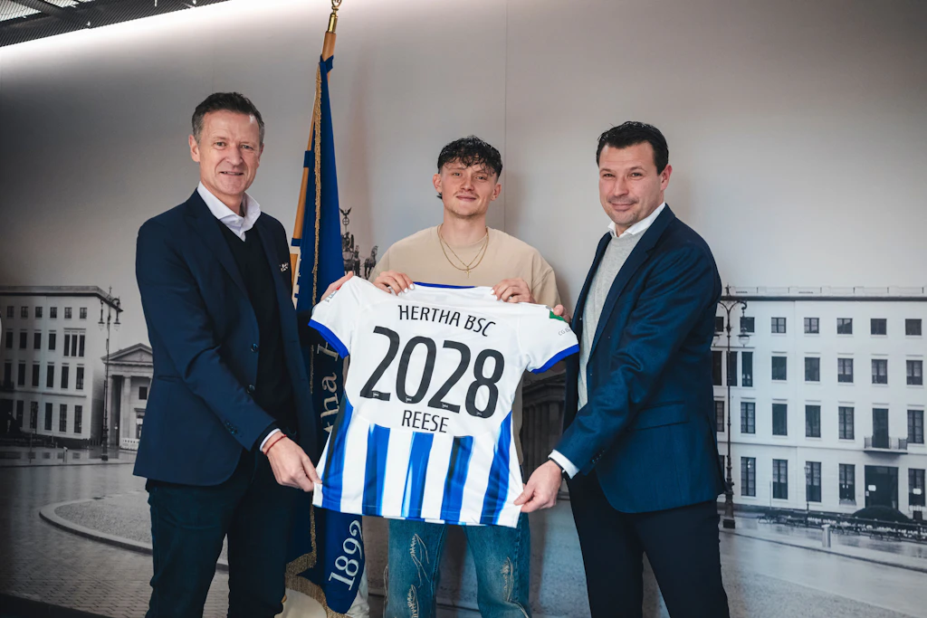 Fabian Reese verlängert bei Hertha BSC: Ein Bekenntnis zur Stadt und zum Verein