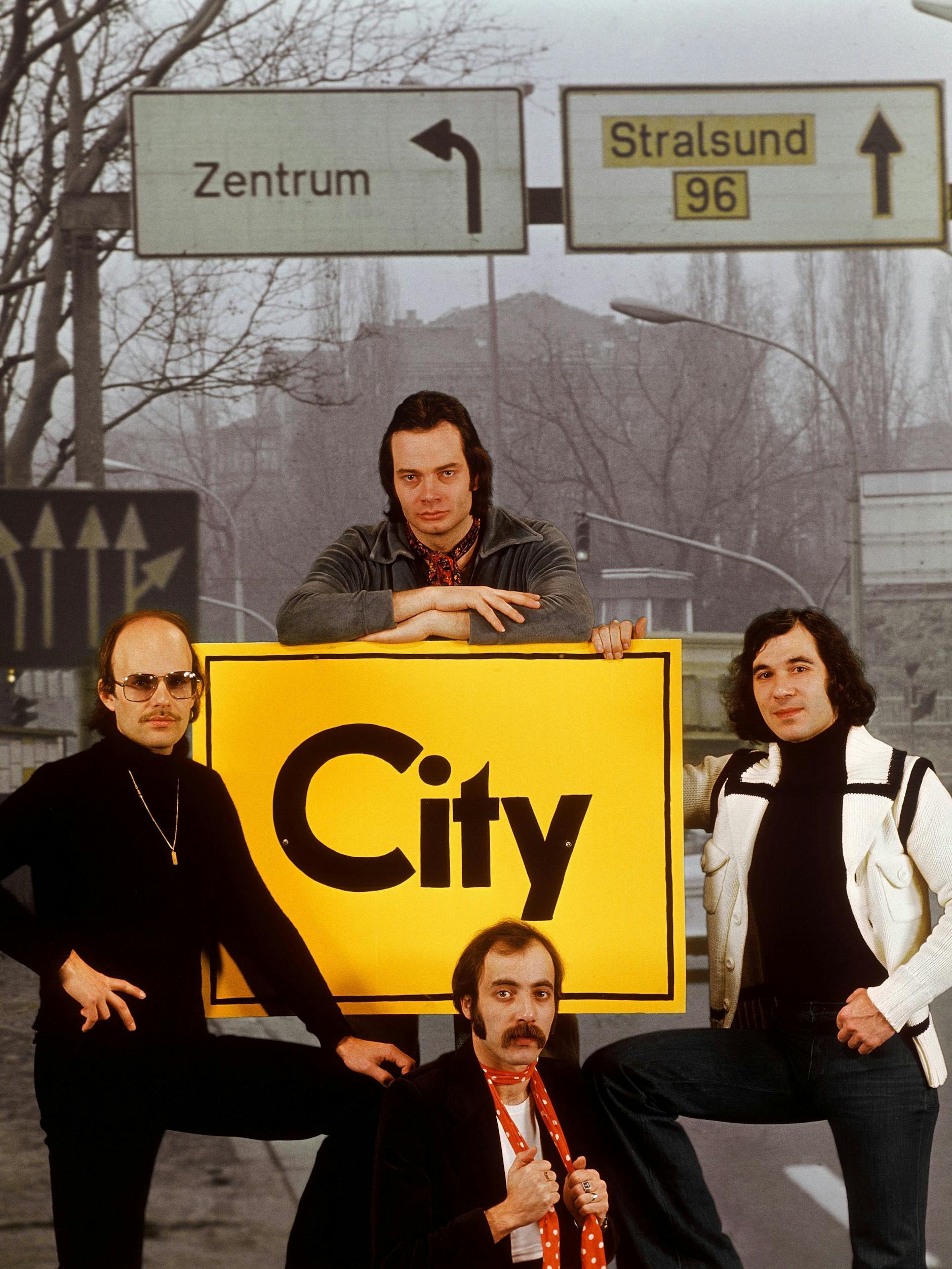 Fritz Puppel, Klaus Selmke, Toni Krahl und Georgi Gogow - das war City in den 70er Jahren.