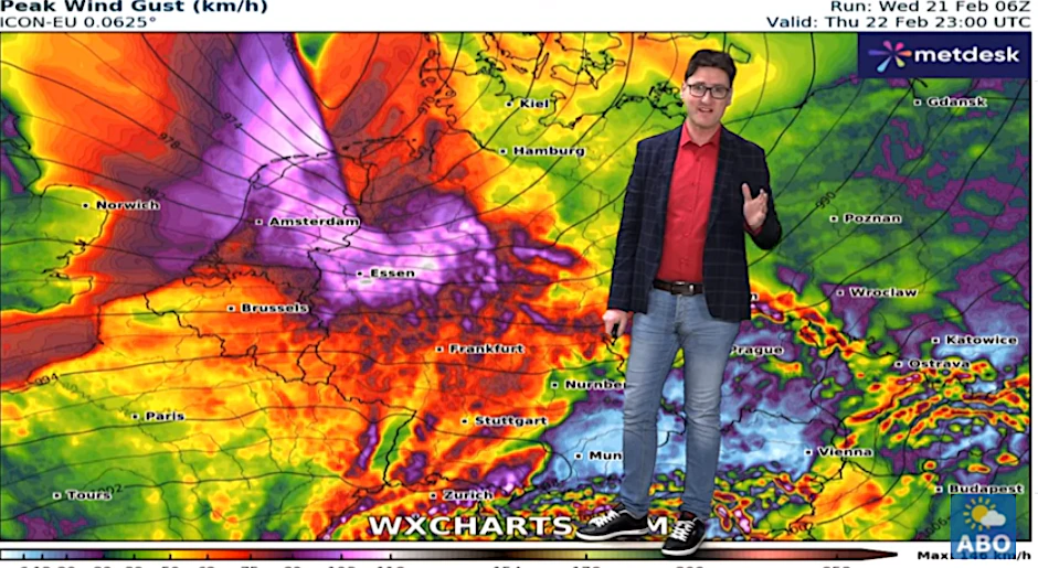 Krasses Wetter! Ein Monster-Orkan bewegt sich laut Wetter-Experte Dominik Jung auf Deutschland zu.