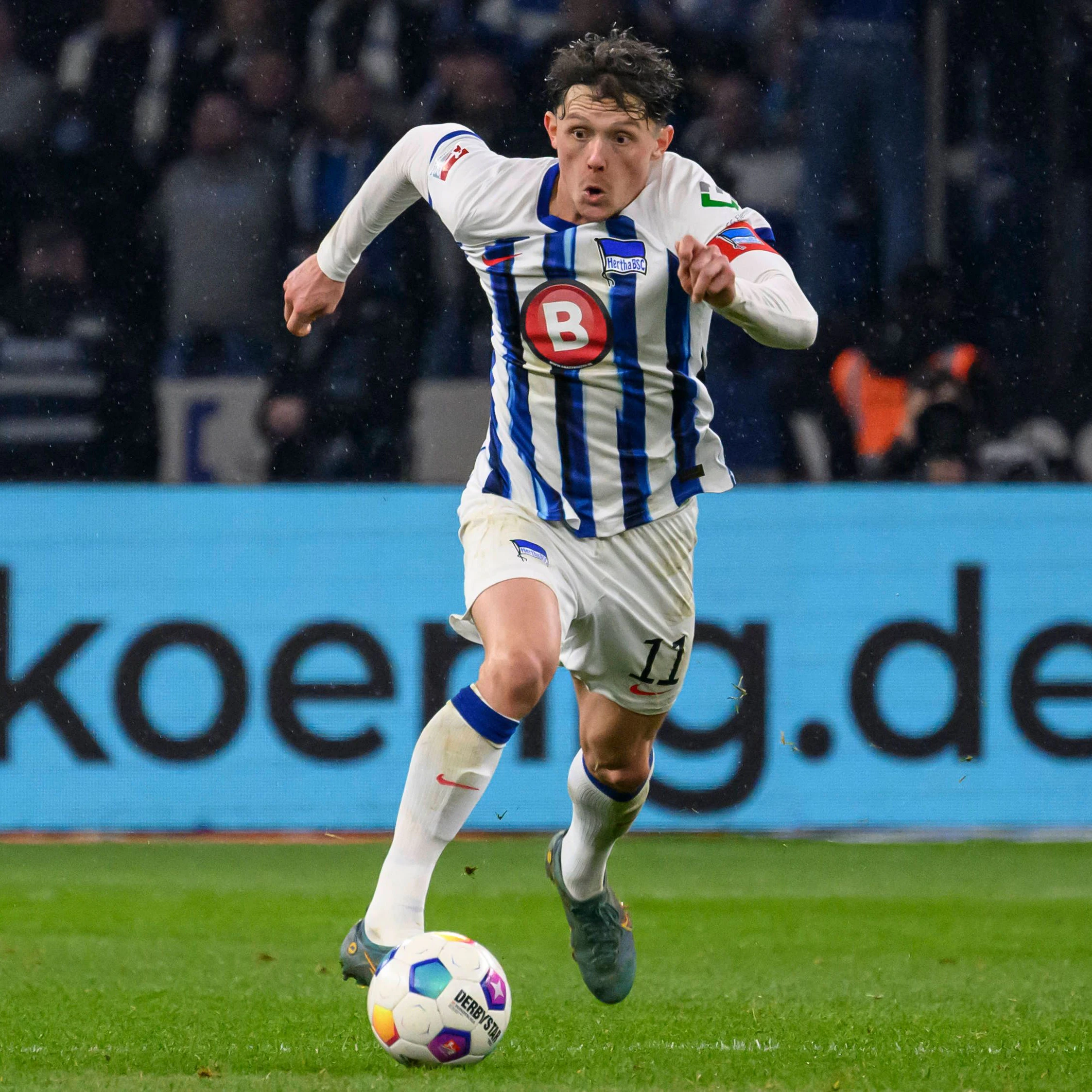 Immer volle Pulle! Herthas Fabian Reese ist der gefährlichste linke Flügelstürmer der Zweiten Liga.