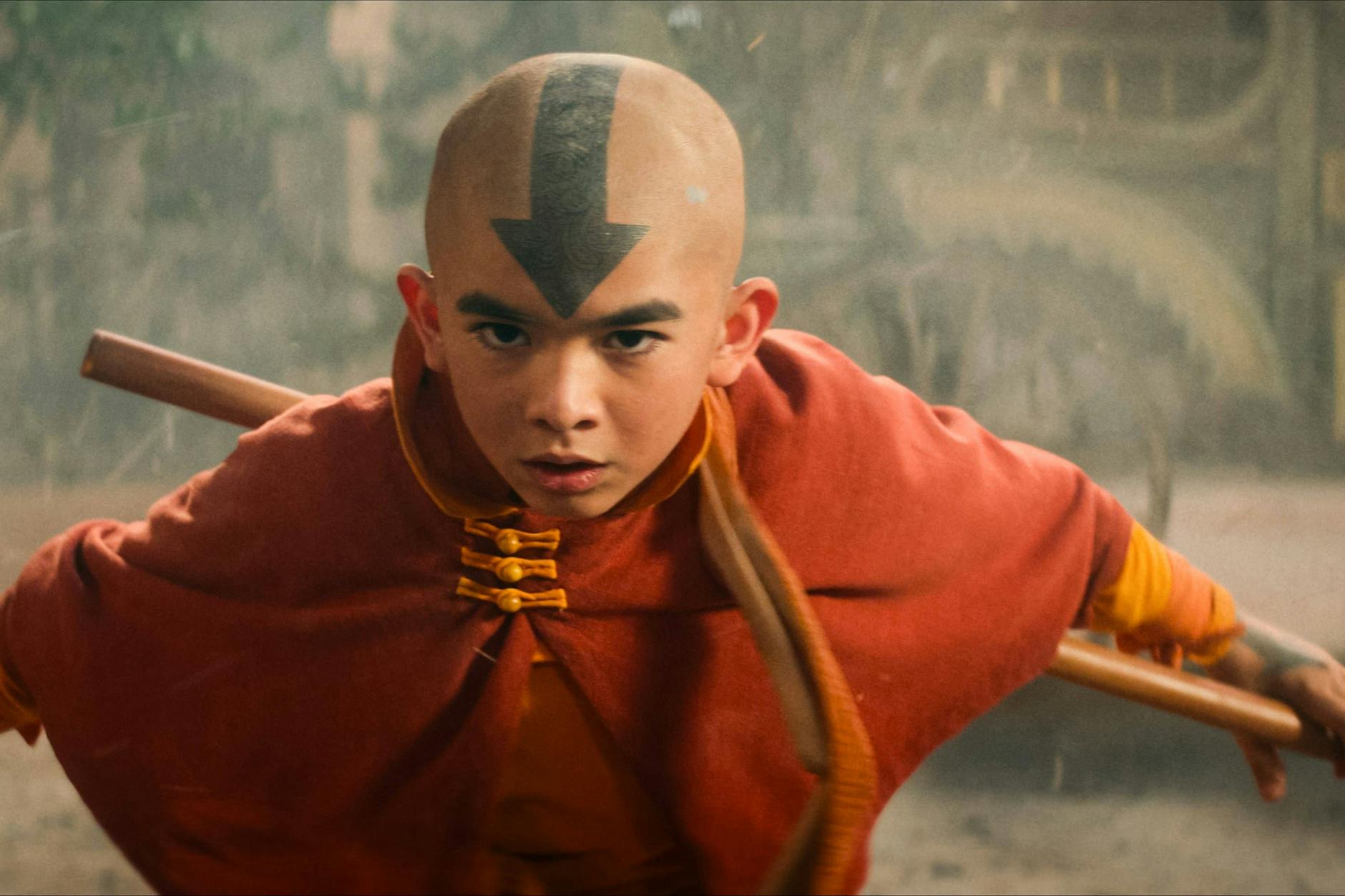 Aang in „Avatar – Der Herr der Elemente“.