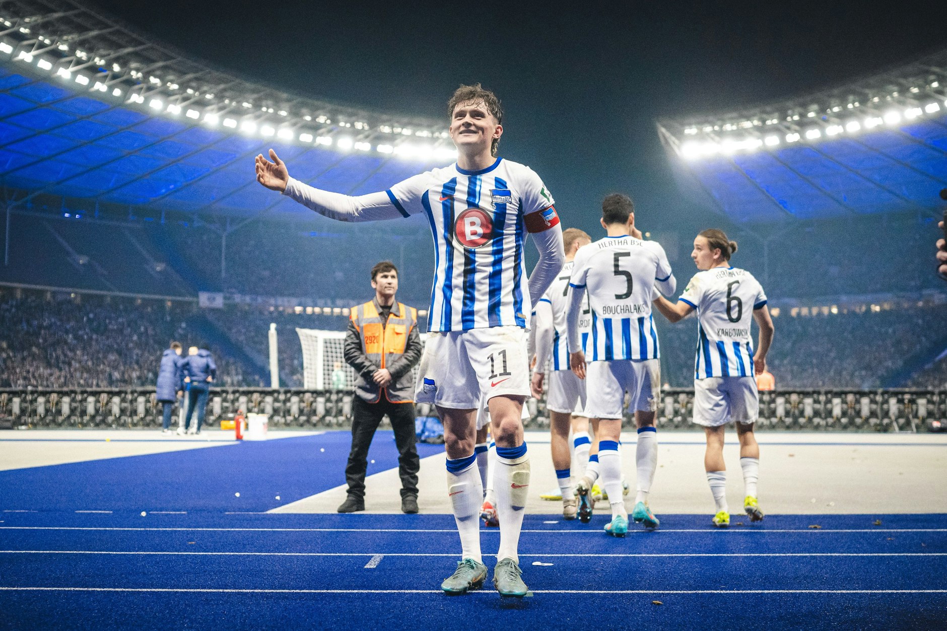 Fabian Reese hat einfach nur Spaß bei Hertha BSC und spürt die Liebe der Fans.