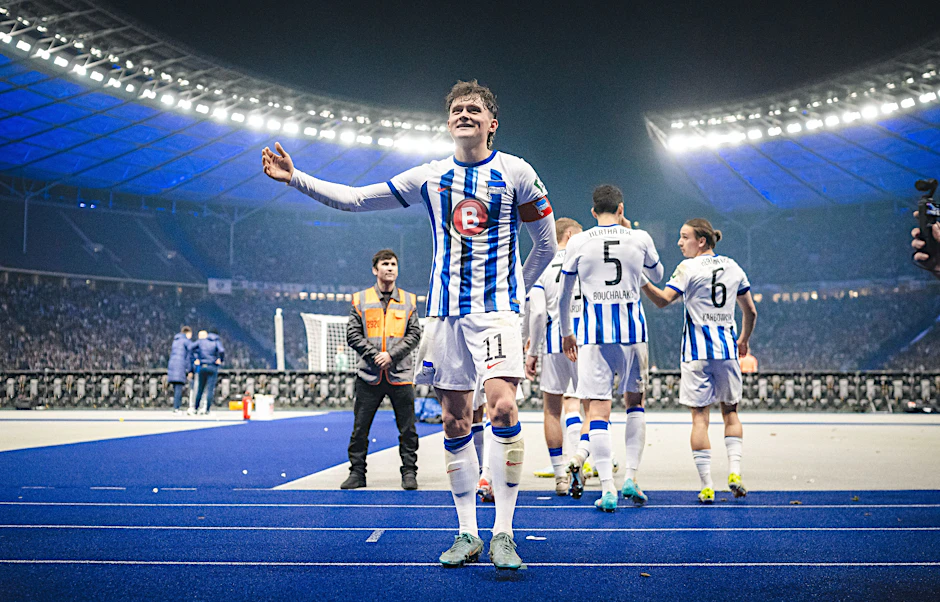 Fabian Reese hat einfach nur Spaß bei Hertha BSC und spürt die Liebe der Fans.