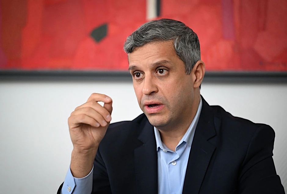 Raed Saleh, Mitglied des Abgeordnetenhauses und Co-Vorsitzender der SPD Berlin.