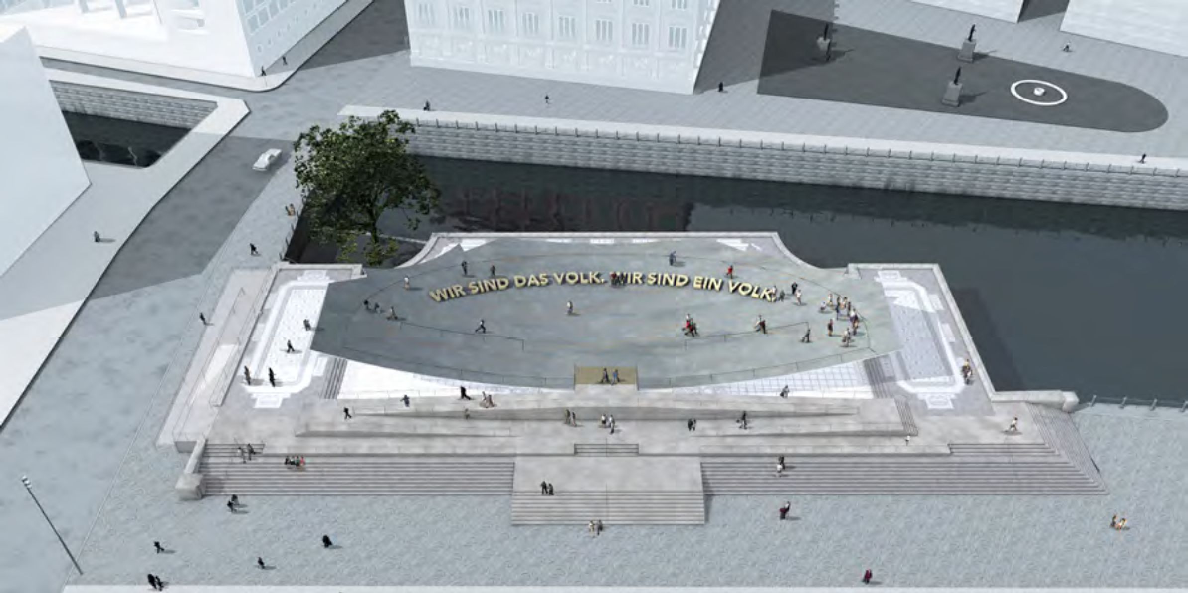 Streit um Berliner Einheitswippe: Jetzt soll eine andere Firma die Baustelle übernehmen