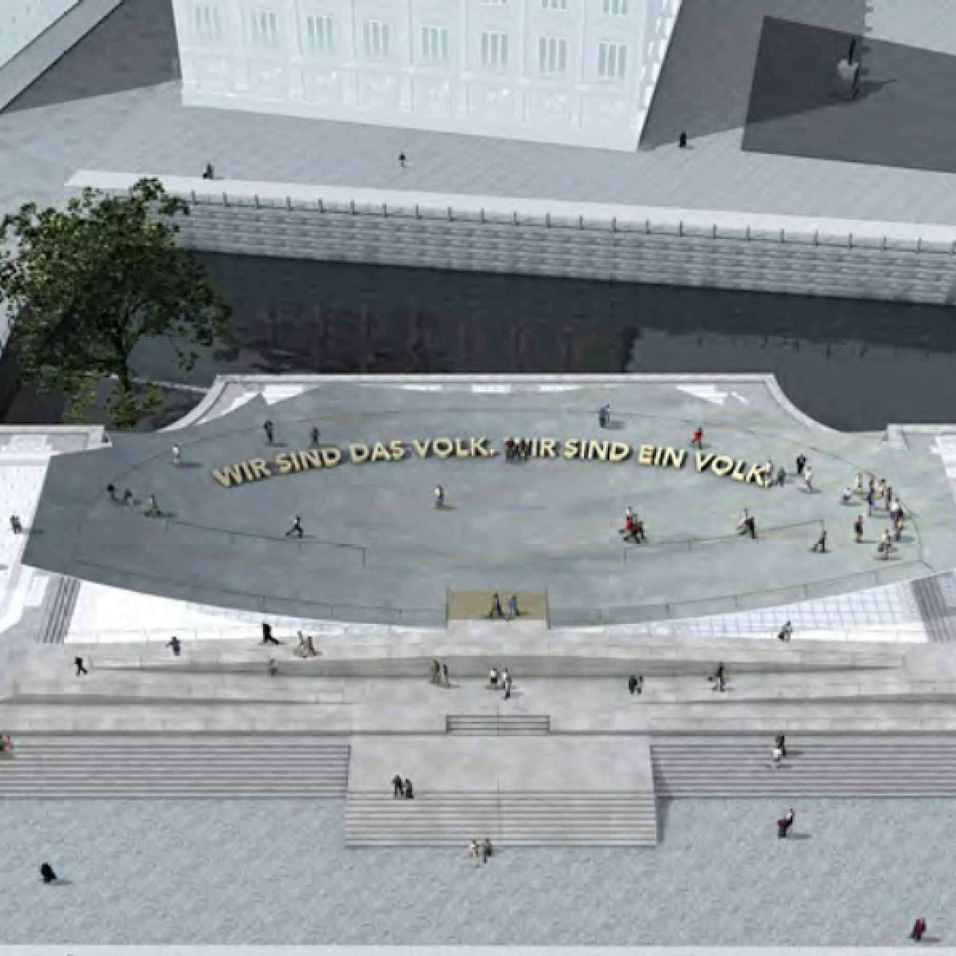 Streit um Berliner Einheitswippe: Jetzt soll eine andere Firma die Baustelle übernehmen