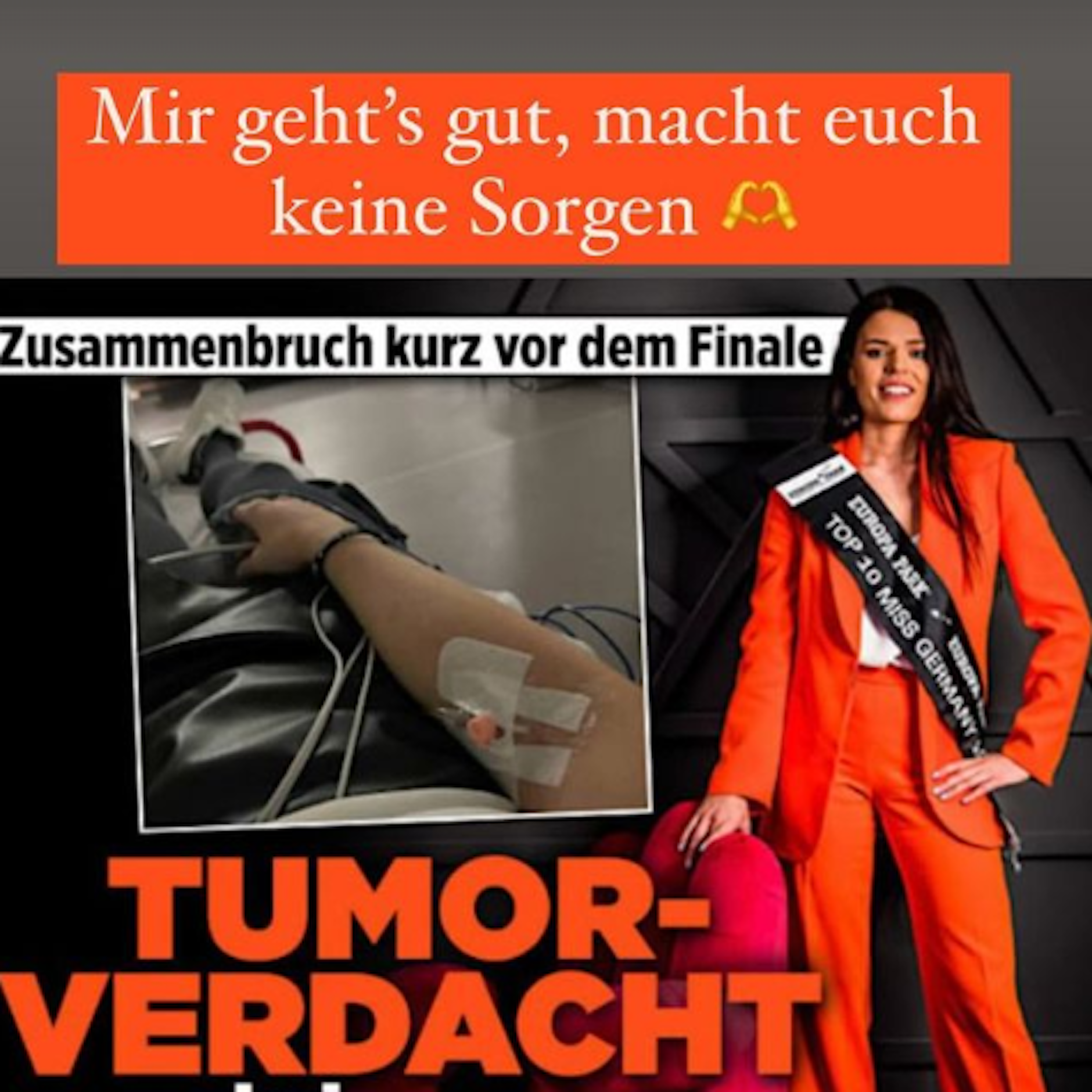"Miss Germany"-Kandidatin Ann-Kathrin Lange hält ihre Follower bei Instagram auf dem Laufenden.