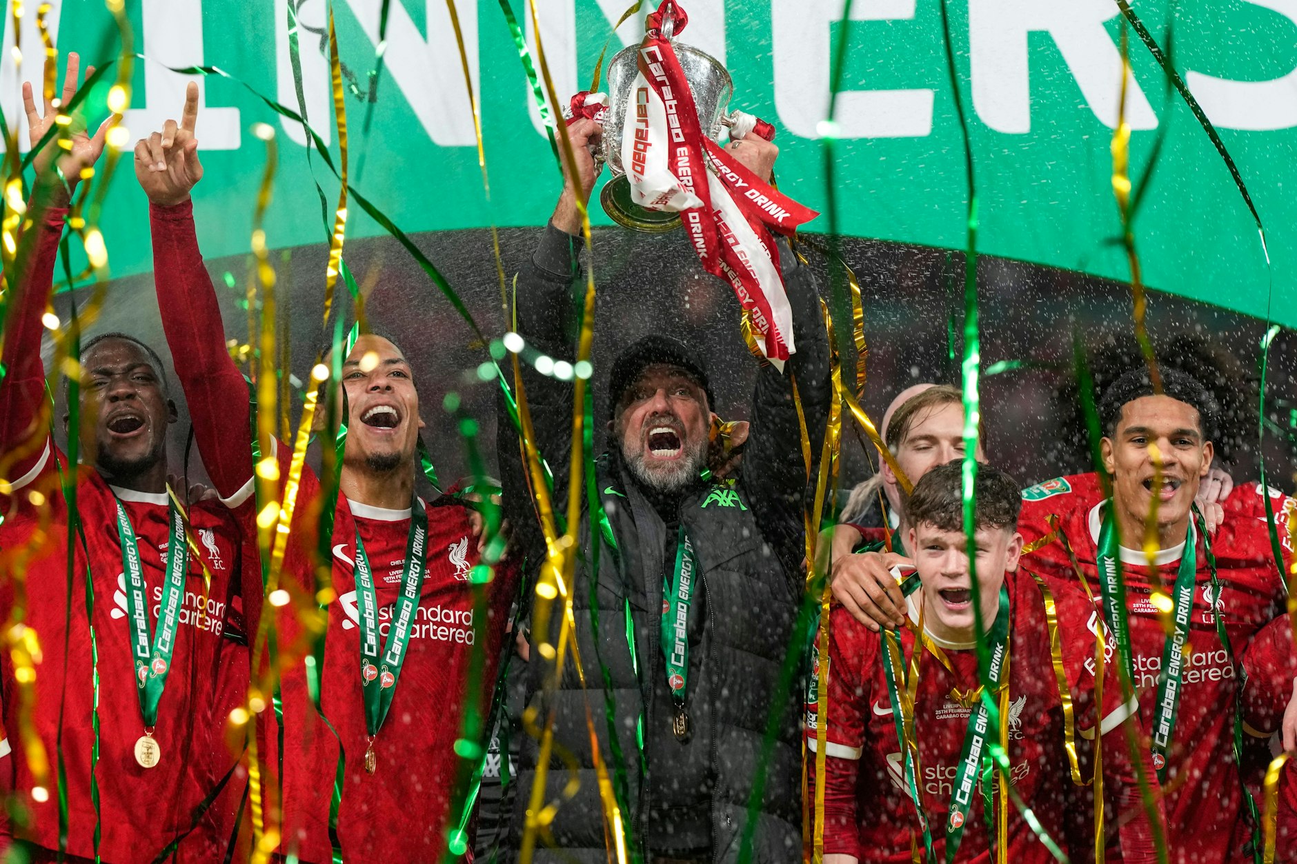 Jürgen Klopp hat mit dem FC Liverpool den Liga-Pokal gewonnen.